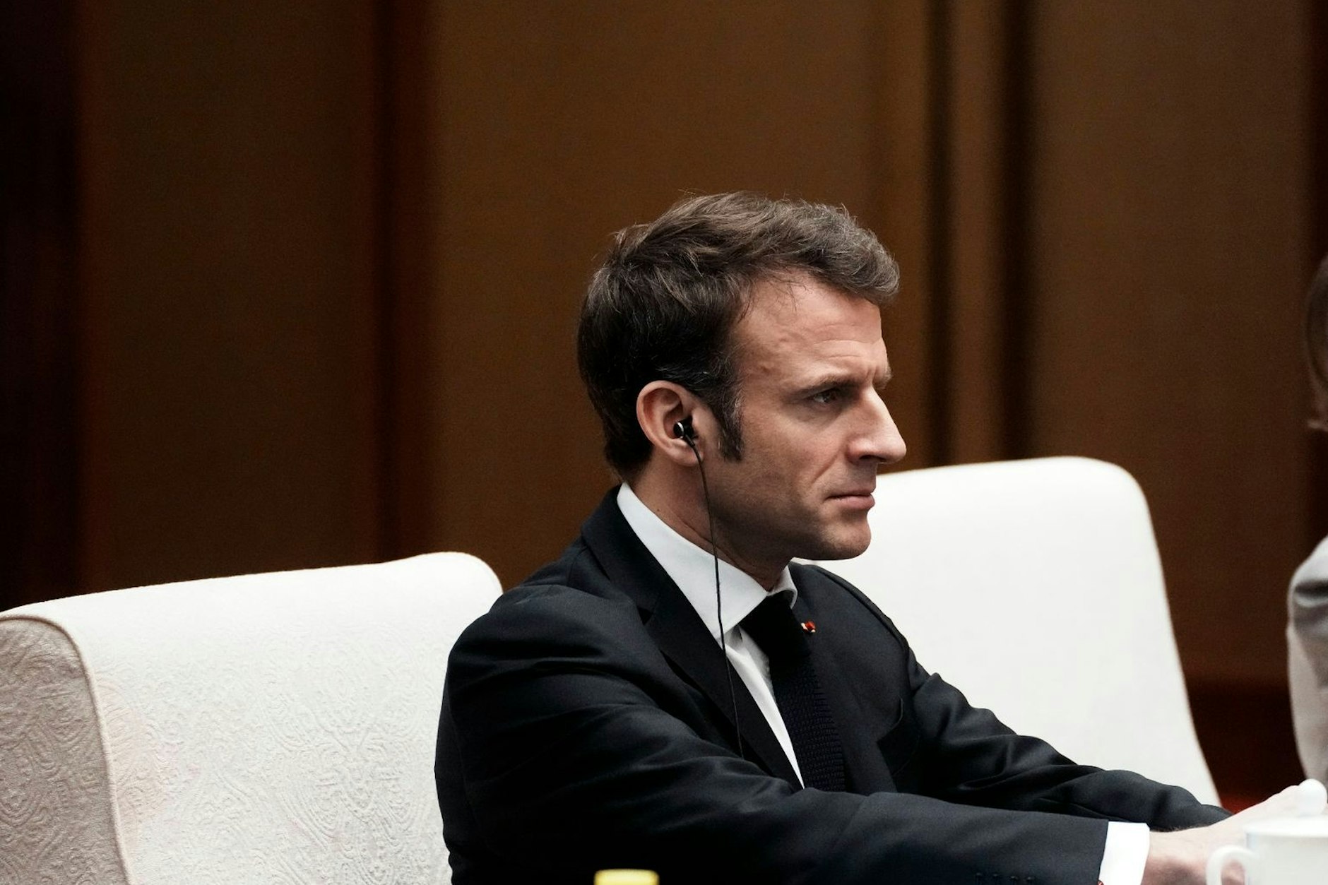 Der französische Präsident Emmanuel Macron wird international für seine Aussage im Zusammenhang mit dem Taiwan-Konflikt kritisiert. 