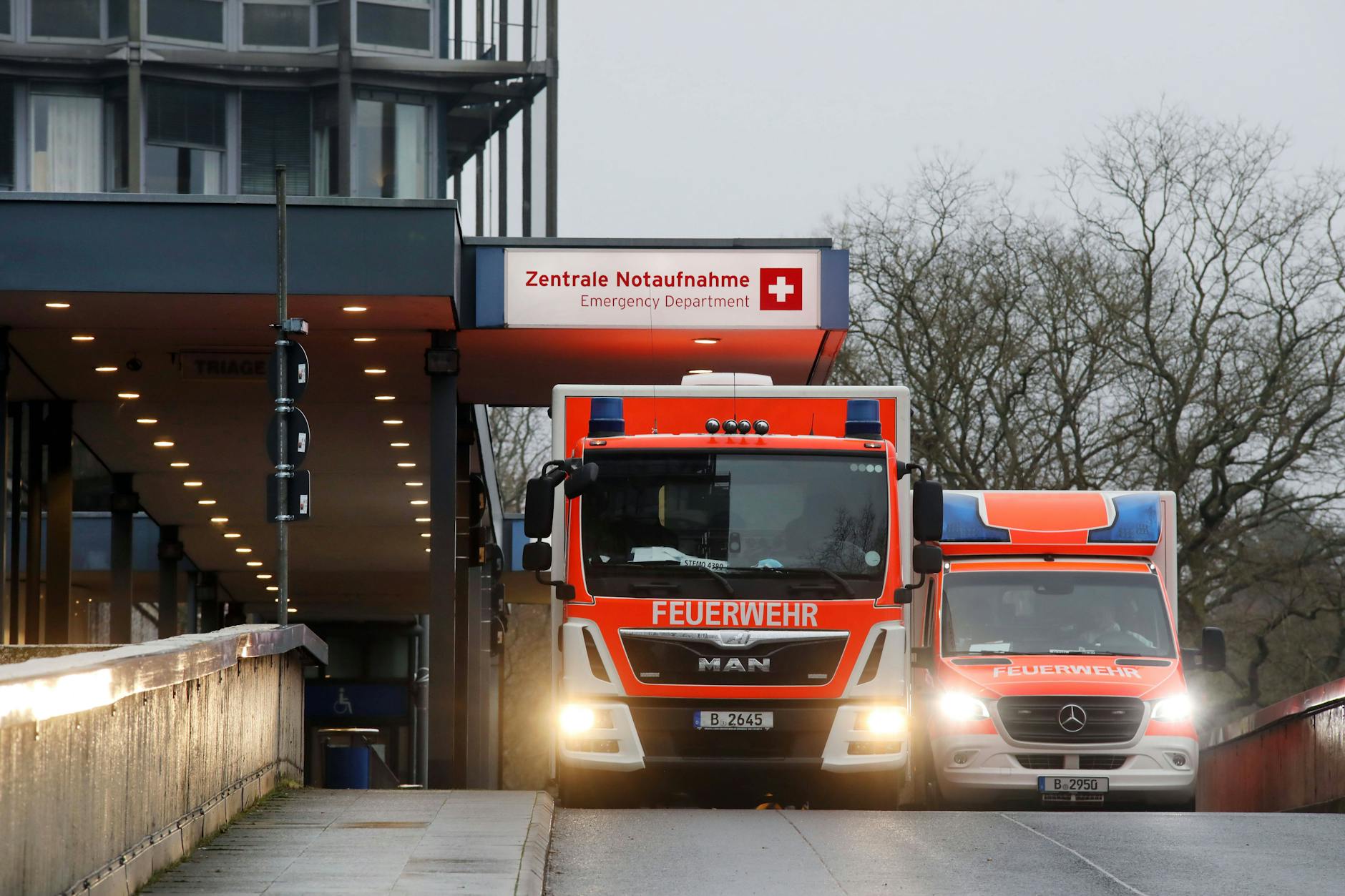 Notaufnahme am Benjamin-Franklin-Krankenhaus in Berlin