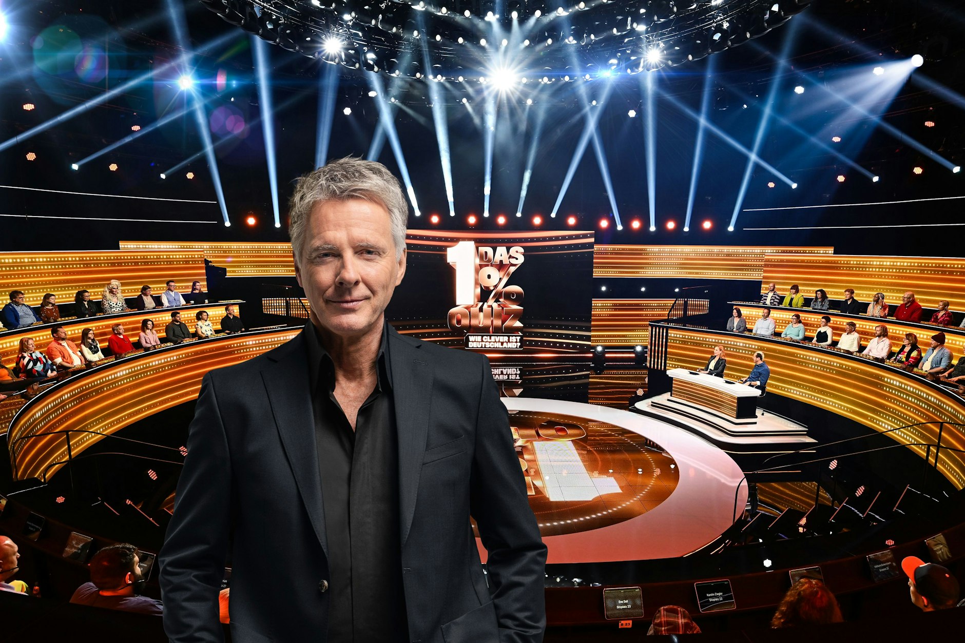 Jörg Pilawa moderiert das „1 % Quiz“, das momentan bei Sat.1 läuft.