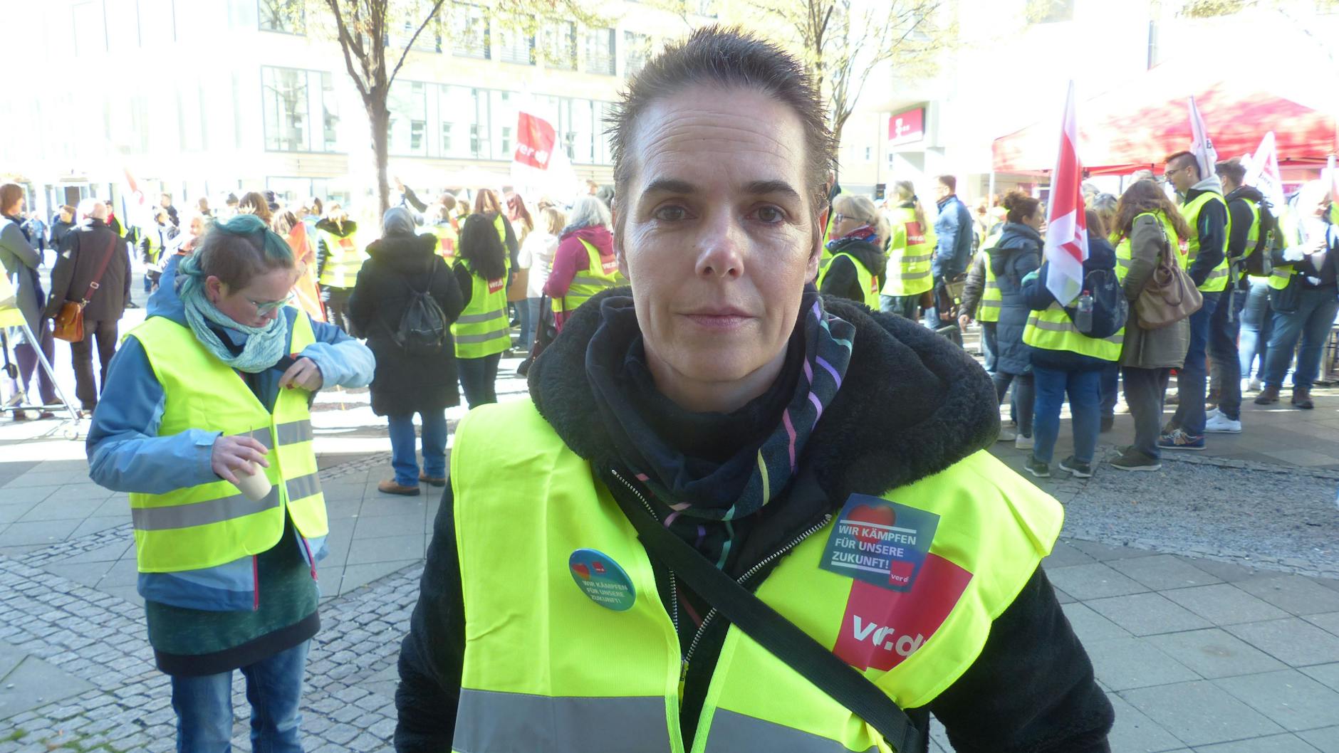Conny Weißbach, Fachbereichsleiterin Handel bei ver.di Berlin-Brandenburg.