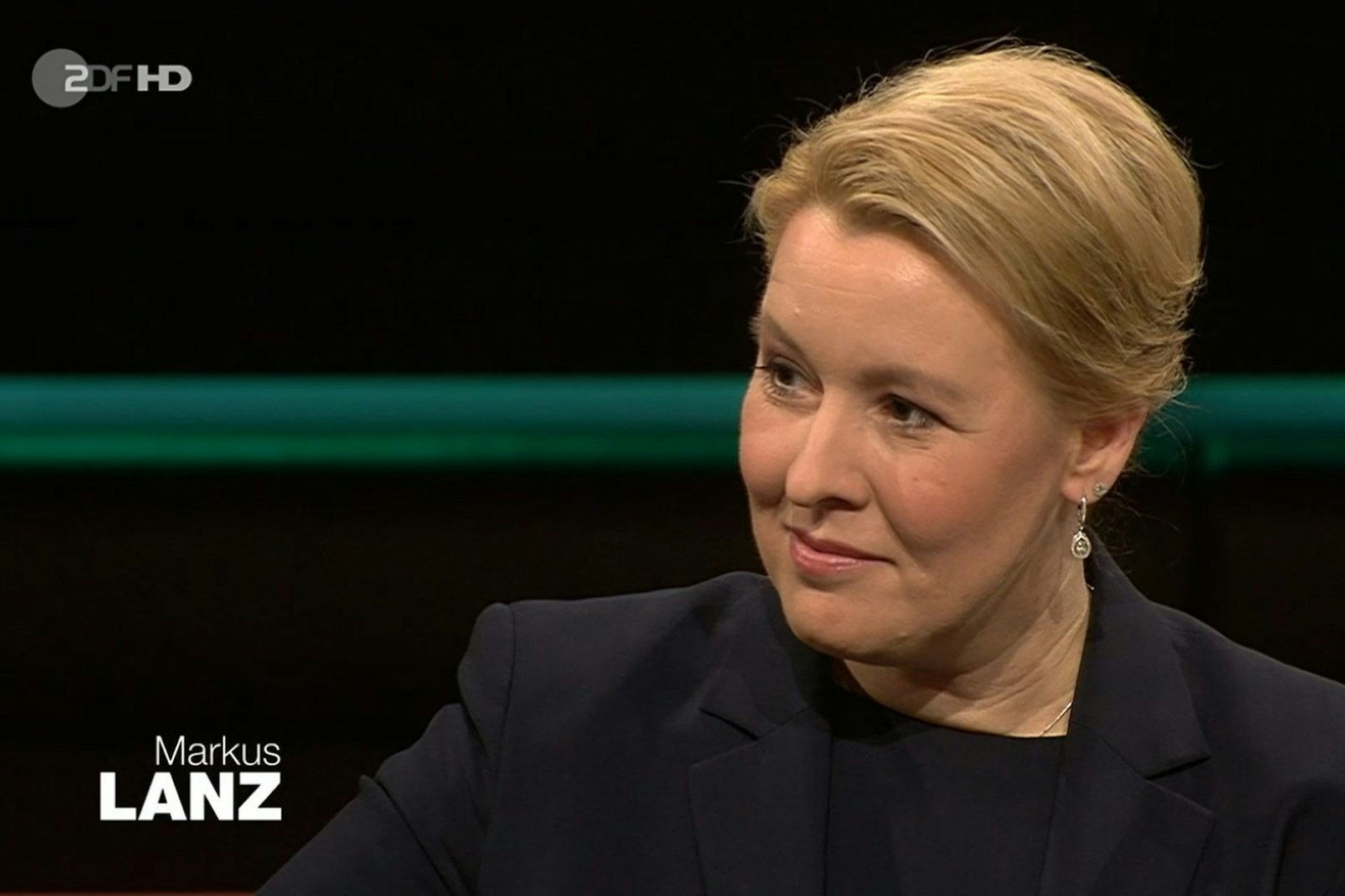 Franziska Giffey bei Markus Lanz am 13. April 2023.
