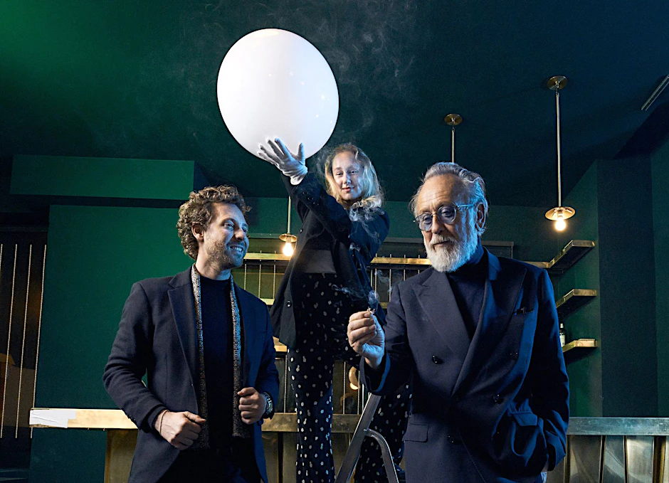 Die Gründer der Troya Bar: Jonas Bailly von Jung von Matt, Anna Müller und Friedrich Liechtenstein.