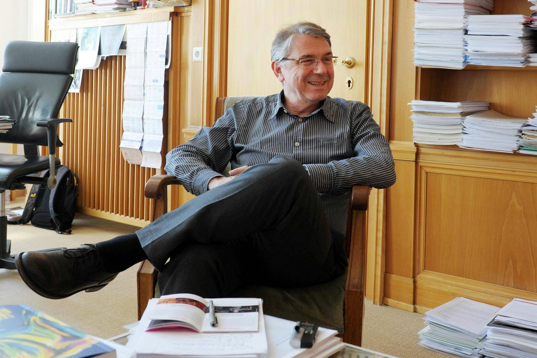 Ulrich Khuon ist noch bis zum Sommer Intendant am Deutschen Theater. Am 30. April beginnen „seine“ letzten Autorentheatertage. Danach geht es ohne ihn weiter.