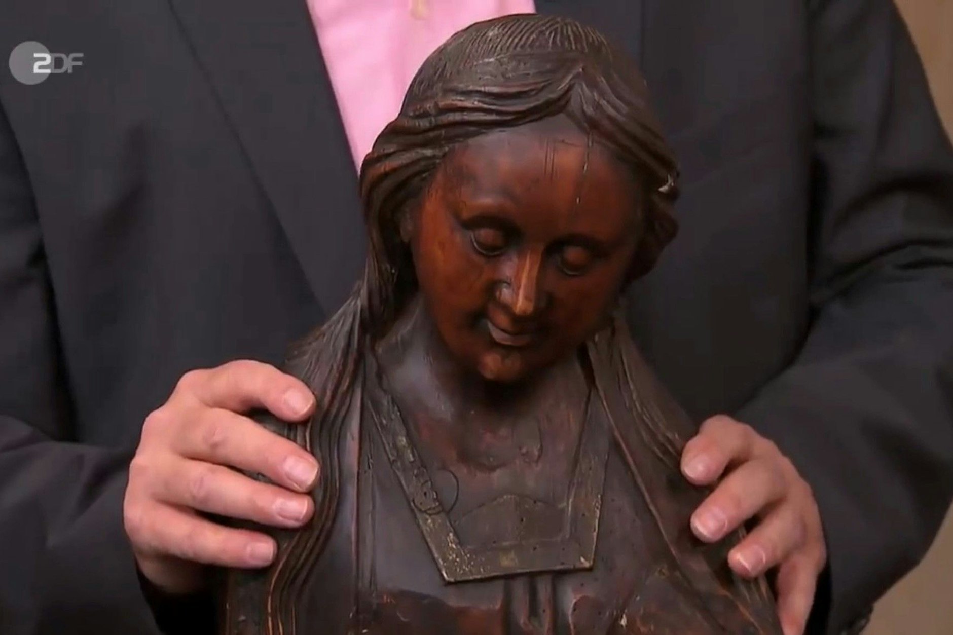 Diese 500 Jahre alte Reliquien-Büste soll bei „Bares für Rares“ verkauft werden.