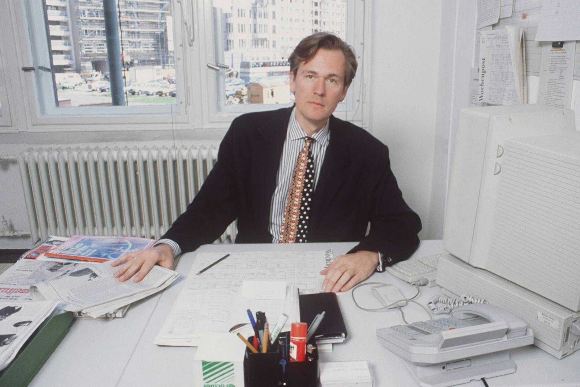 Mathias Döpfner bei der Wochenpost 1994