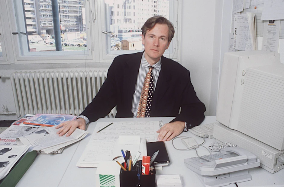 Mathias Döpfner bei der Wochenpost 1994