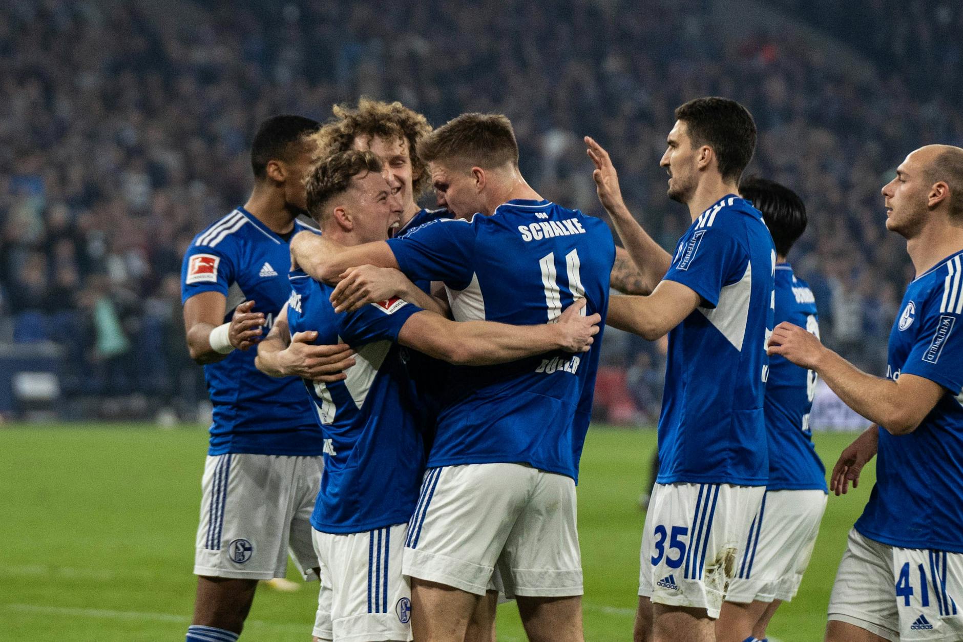 Tim Skarke und Marius Bülter, beide einst für den 1. FC Union aktiv, schossen Hertha BSC auf Schalke ab.