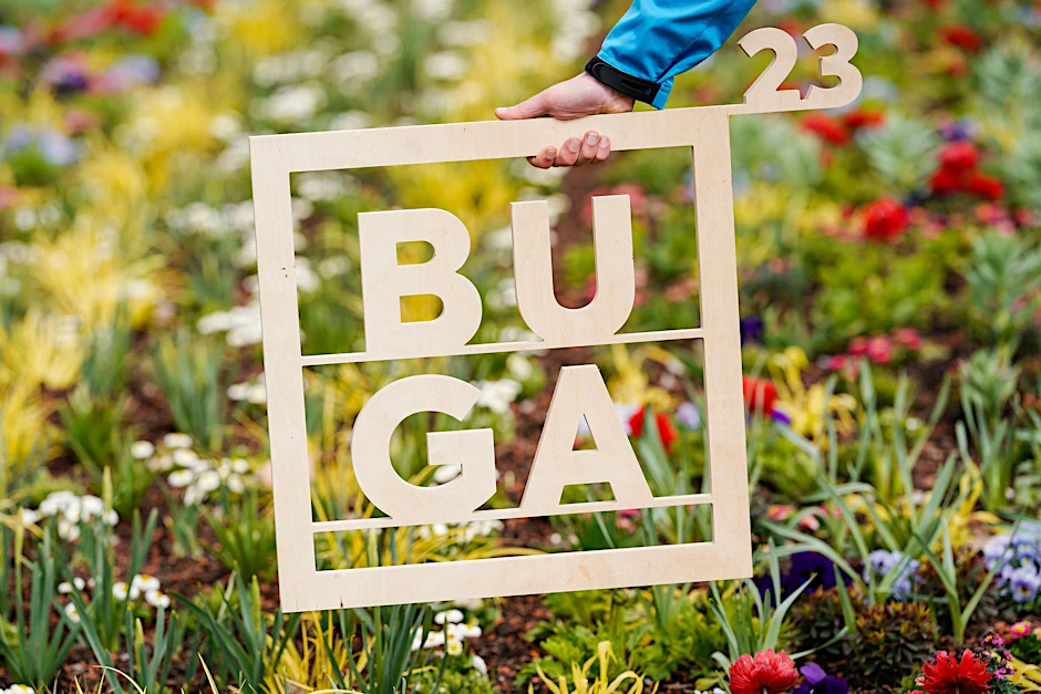 ILLUSTRATION - Die Bundesgartenschau in Mannheim ist eröffnet.  