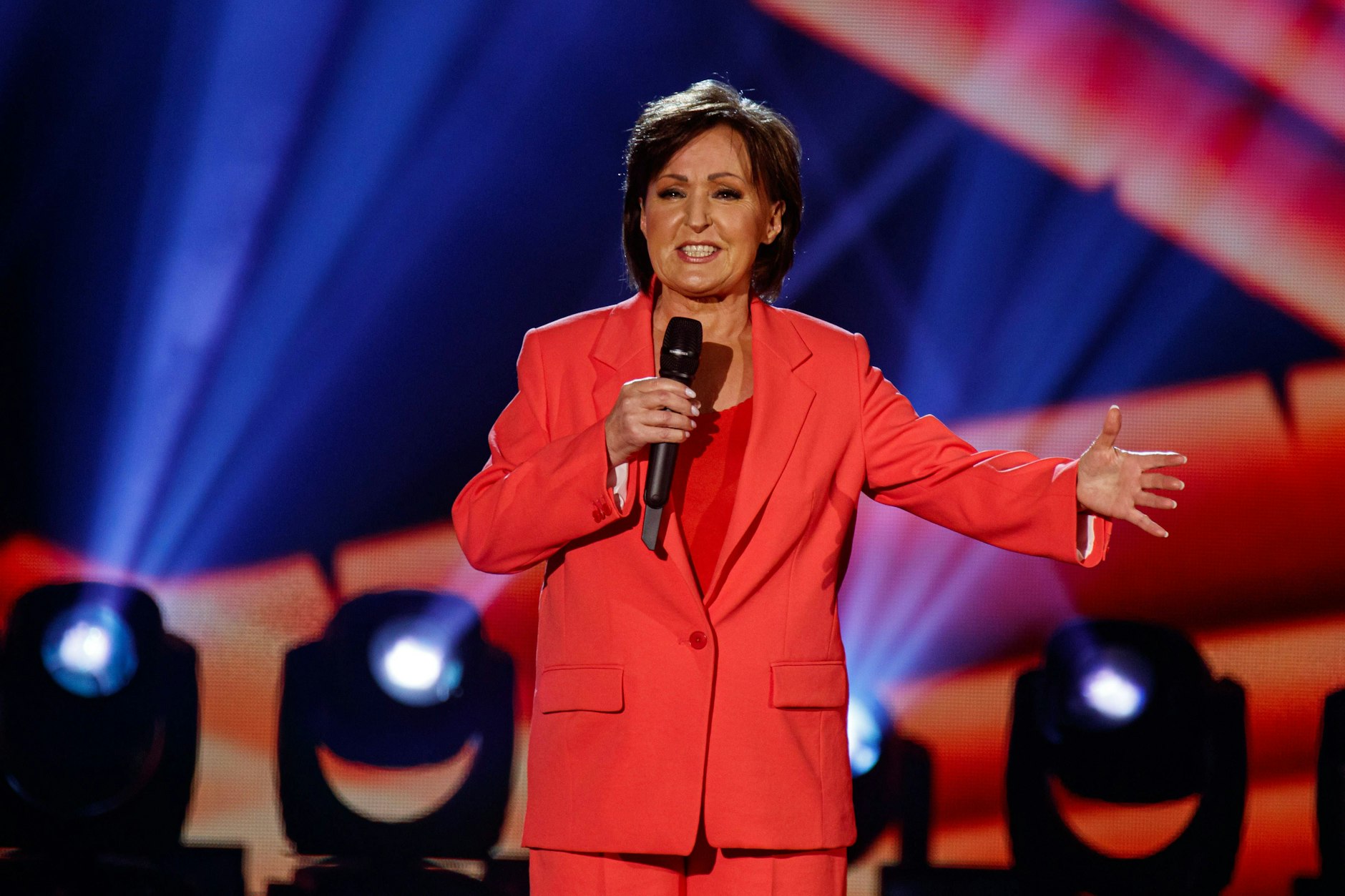 Schlager-Star Ute Freudenberg will sich noch in diesem Jahr von der Bühne verabschieden - und ein letztes Mal auf Tour gehen. Hier: Freudenberg bei der „Beatrice Egli Show“.