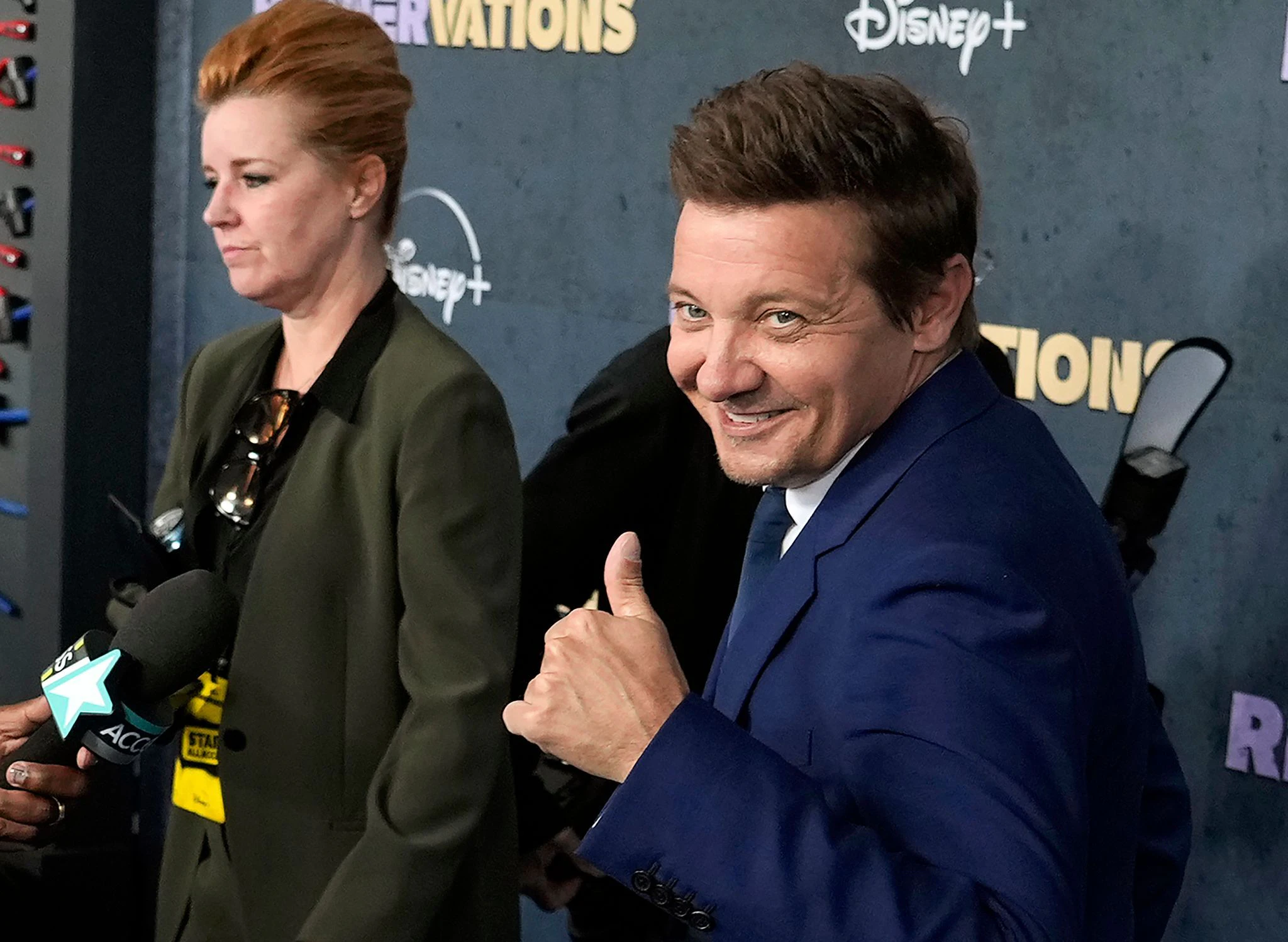 Jeremy Renner bei der Premiere von «Rennervations» in Los Angeles.  