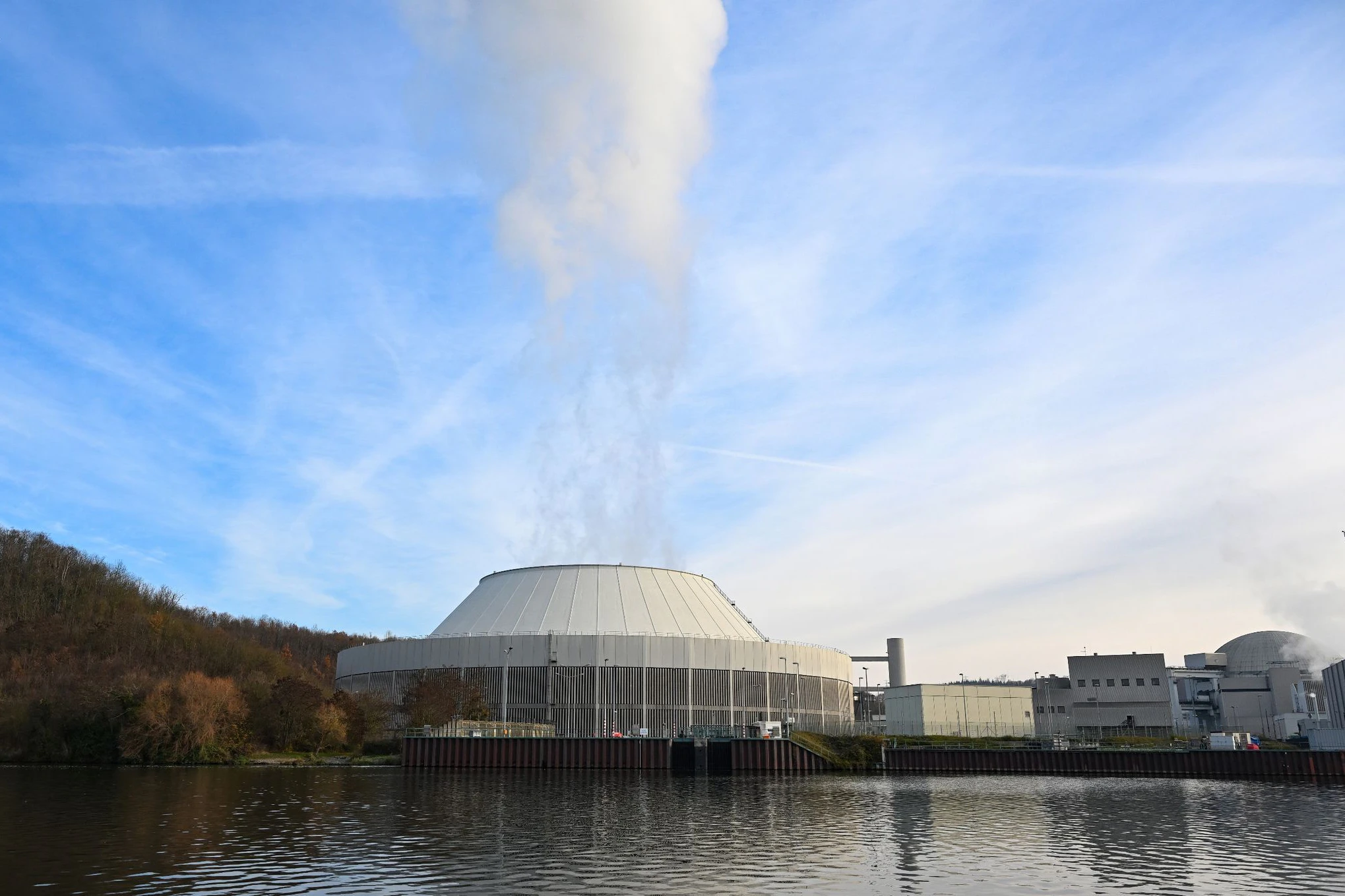 Das Kernkraftwerk Neckarwestheim.