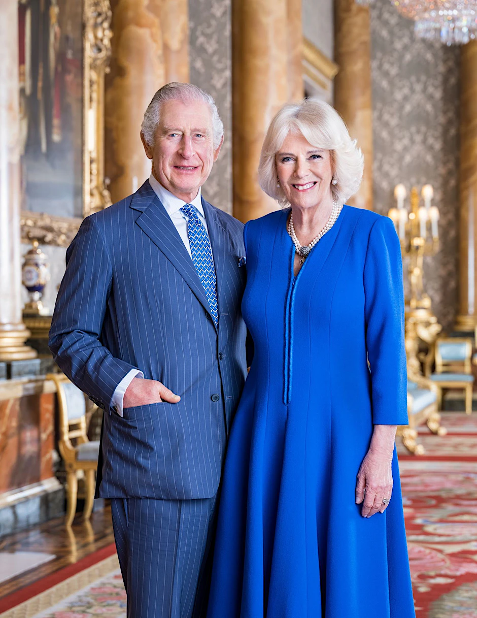 HANDOUT - König Charles III. und seine Frau Camilla werden am 6. Mai gekrönt.  A Media/dpa