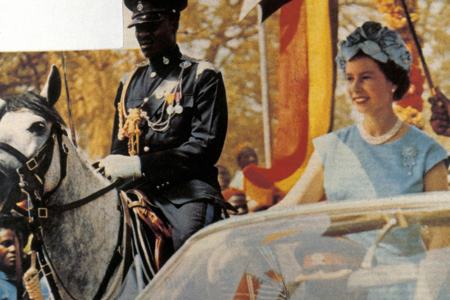 Keep smiling, auch wenn die Kronkolonien hinüber sind: Elizabeth II. 1961 in Ghana, das vier Jahre zuvor unabhängig geworden war.
