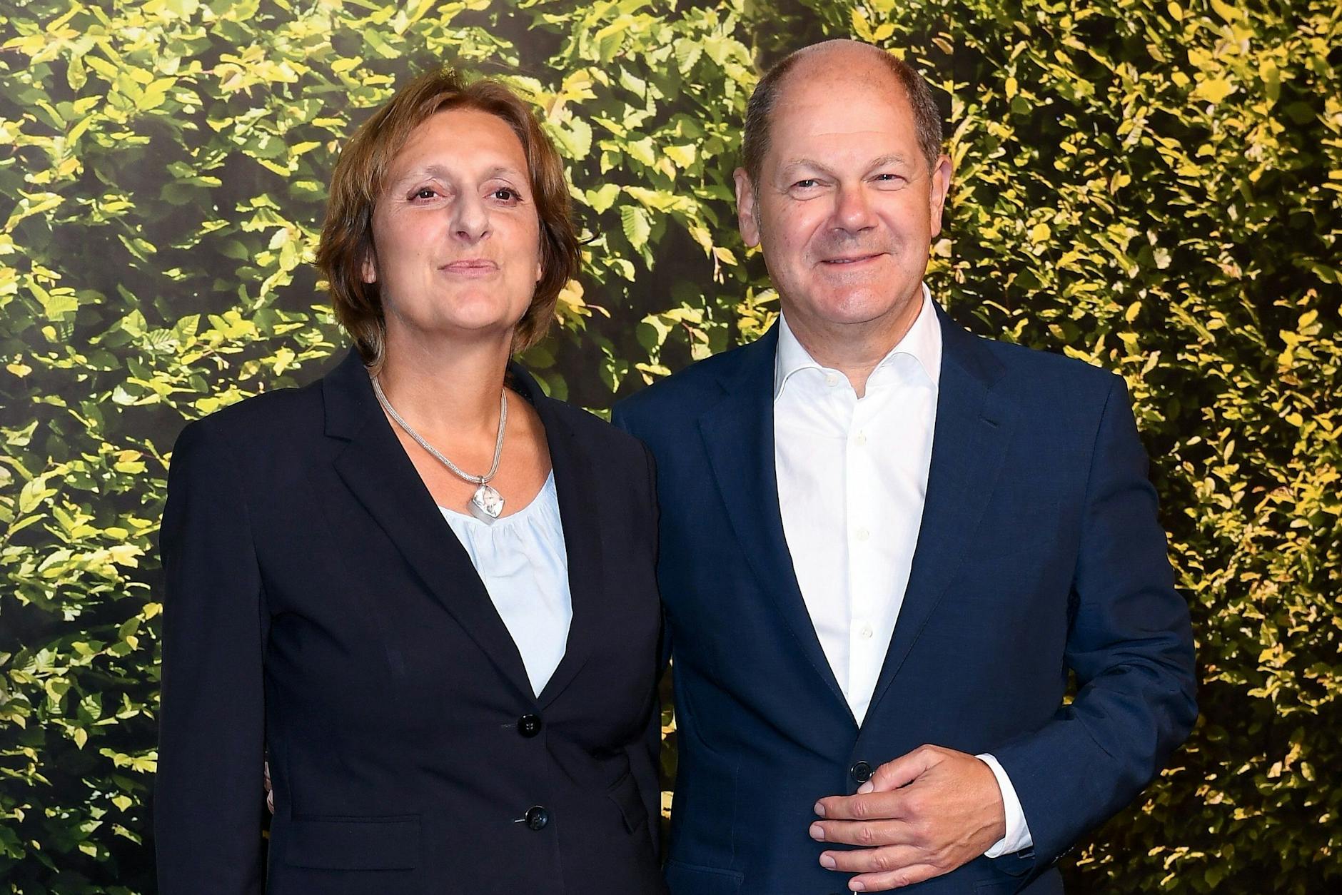 Erfahren in der Politik: Olaf Scholz und seine Frau Britta Ernst 2018 in Berlin.