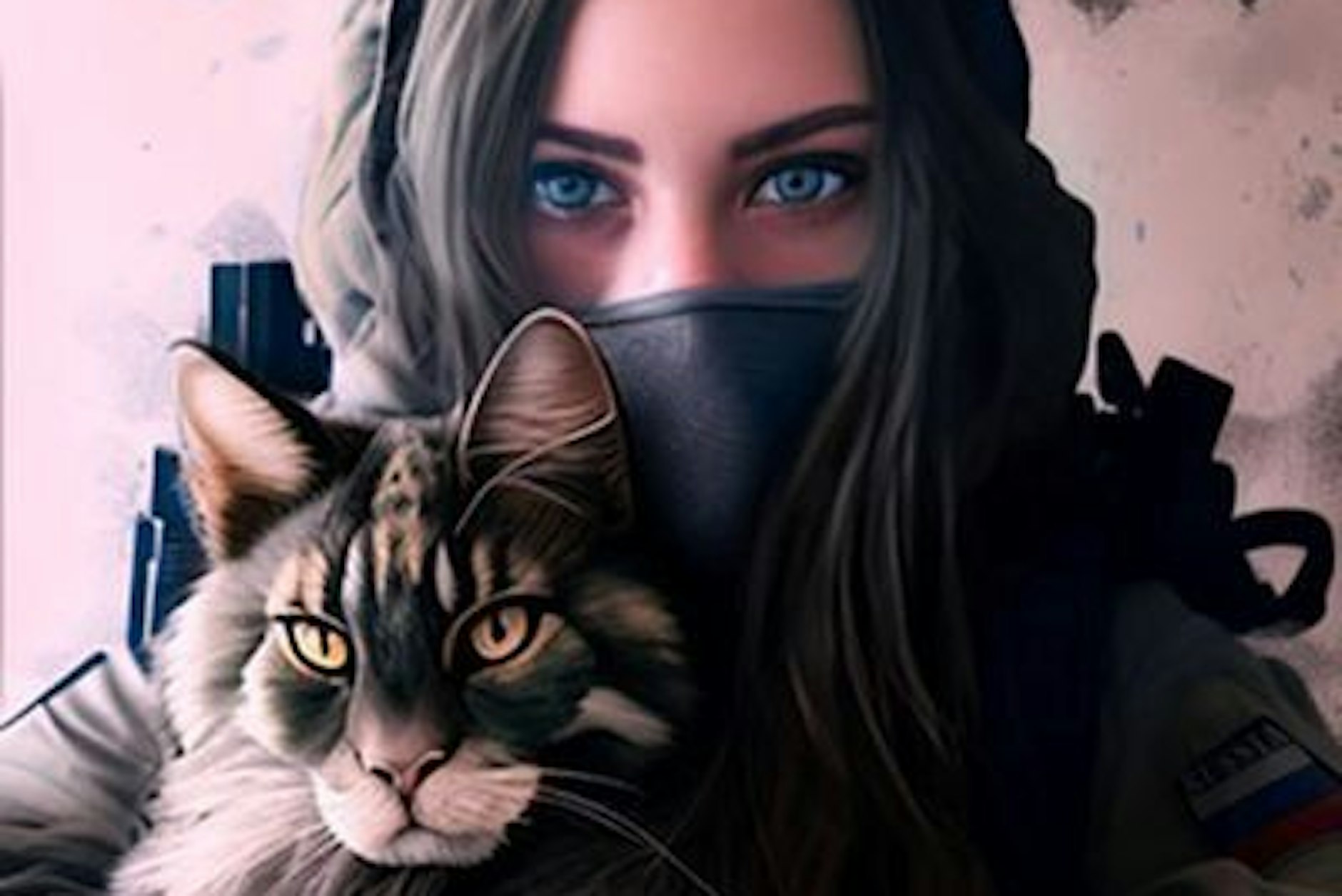 Die Amerikanerin trat unter dem Pseudonym Donbass Devushka auf.