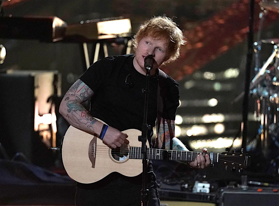 Ed Sheeran beim Konzert in Los Angeles im November 2022