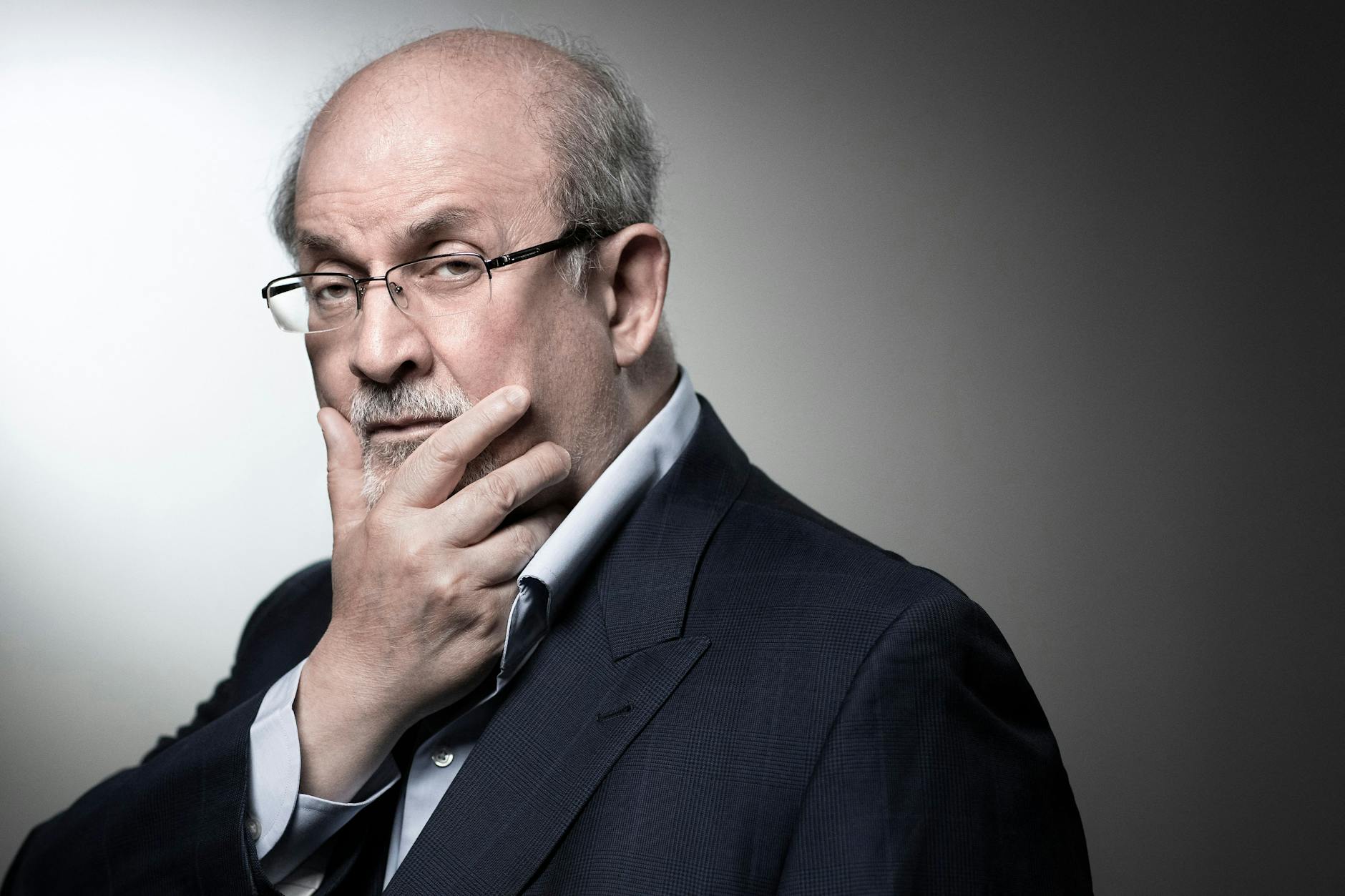 Der Autor Salman Rushdie, aufgenommen 2018