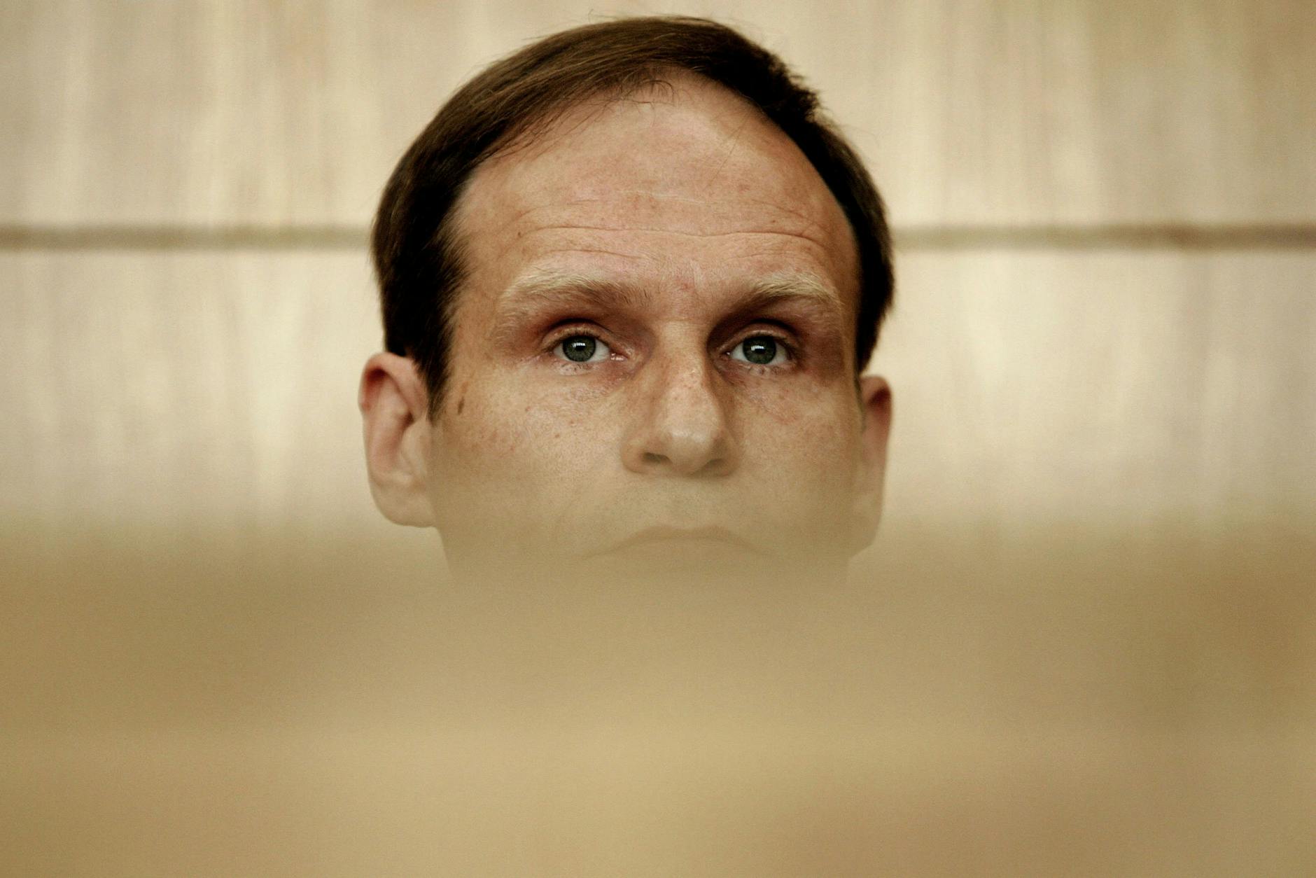 Armin Meiwes im Mai 2006 im Landgericht in Frankfurt am Main. Er tötete und verspeiste sein Opfer Bernd Jürgen Brandes.