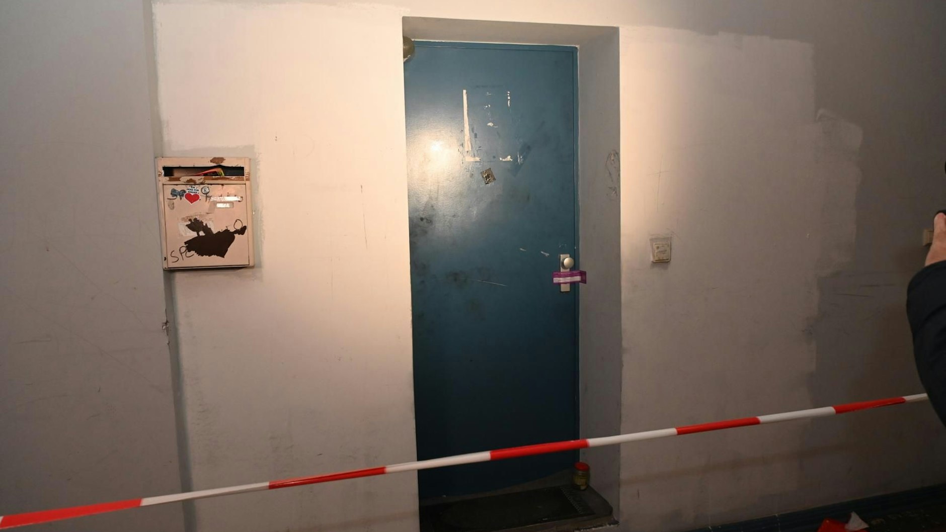 Hinter dieser Tür liegt das Wohnungsbordell.&nbsp;