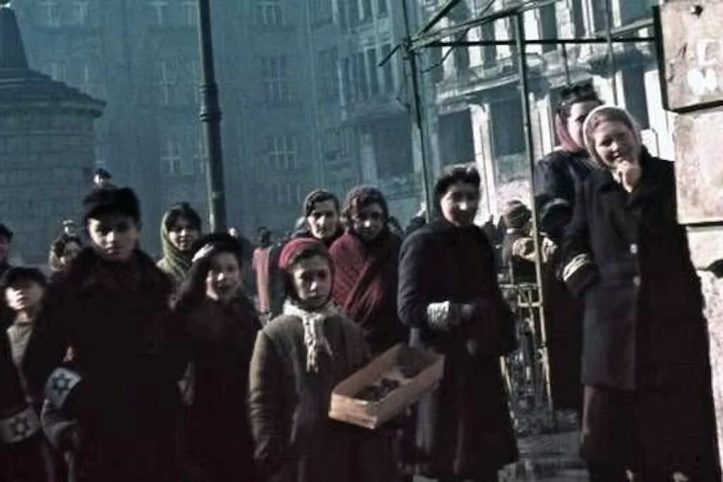 Das Warschauer Ghetto um 1941