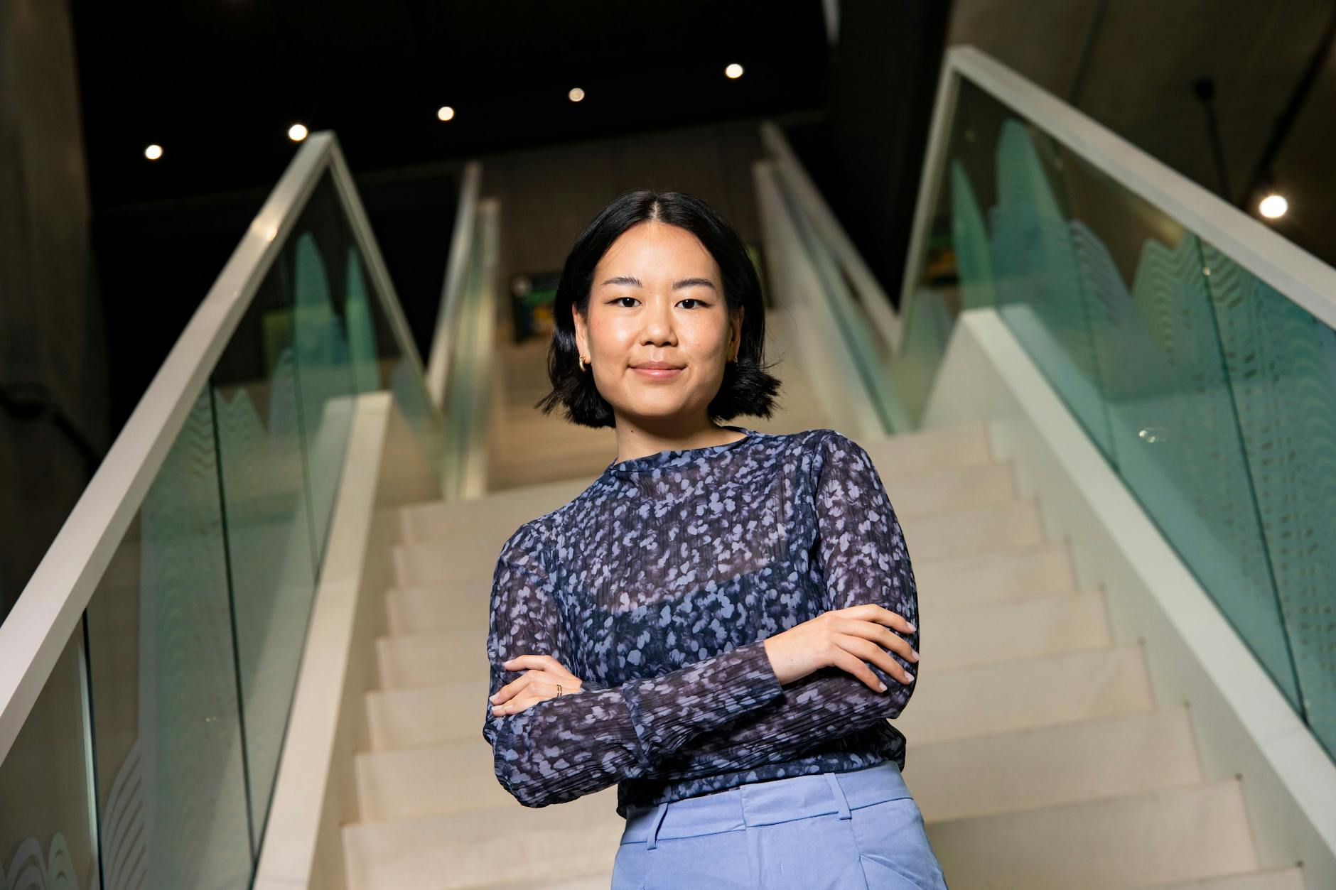 Conny Zhang, Head of Music DACH, in der Berliner Spotify-Zentrale