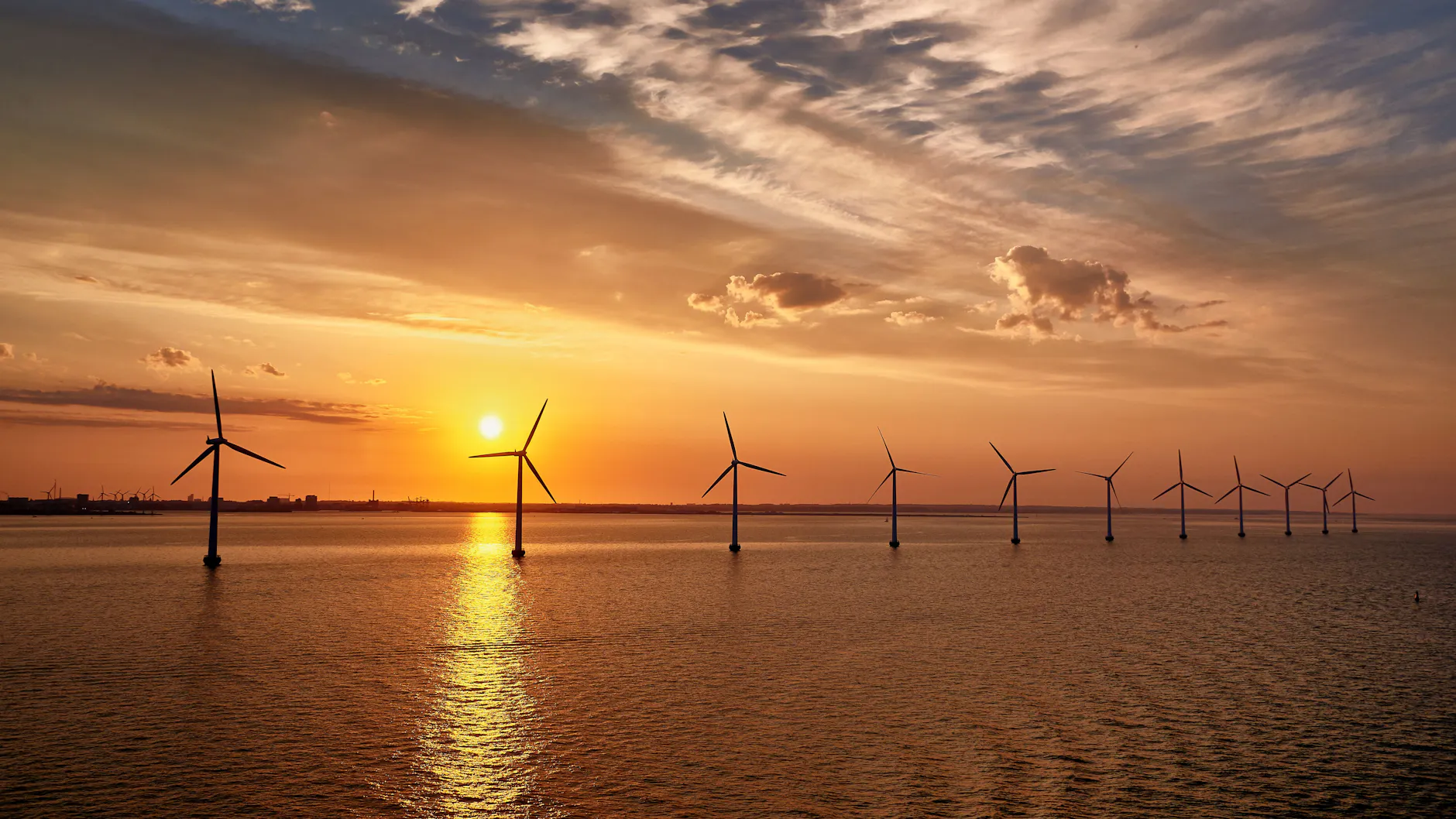 Ein Windpark vor der Küste Dänemarks: Die Russen haben gezielt solche Anlagen ausspioniert.