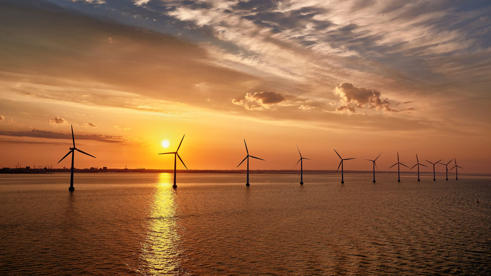 Ein Windpark vor der Küste Dänemarks: Die Russen haben gezielt solche Anlagen ausspioniert.