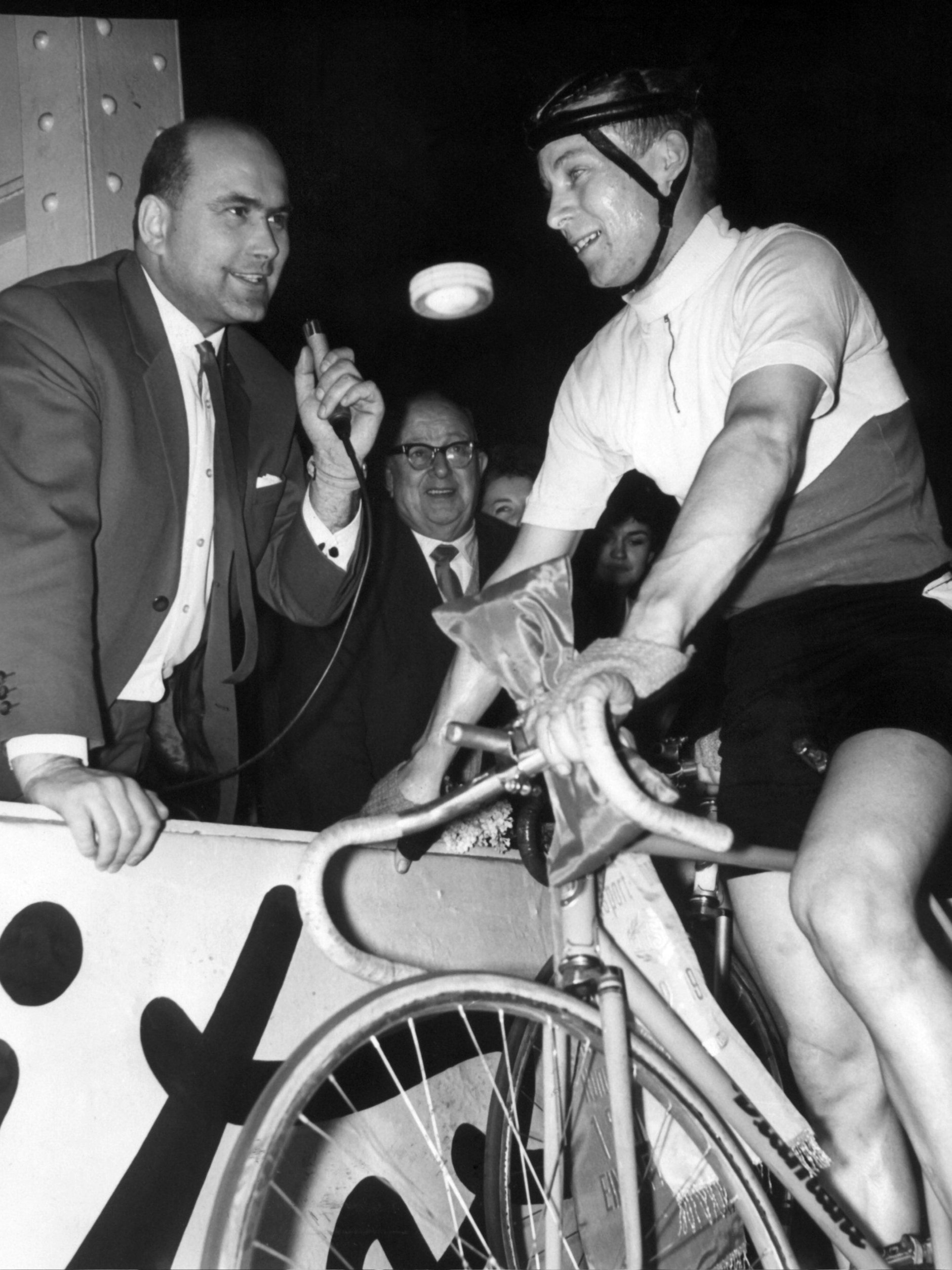 Eine besondere Vorliebe hatte Heinz Florian Oertel (l.) gegenüber dem Radsport.