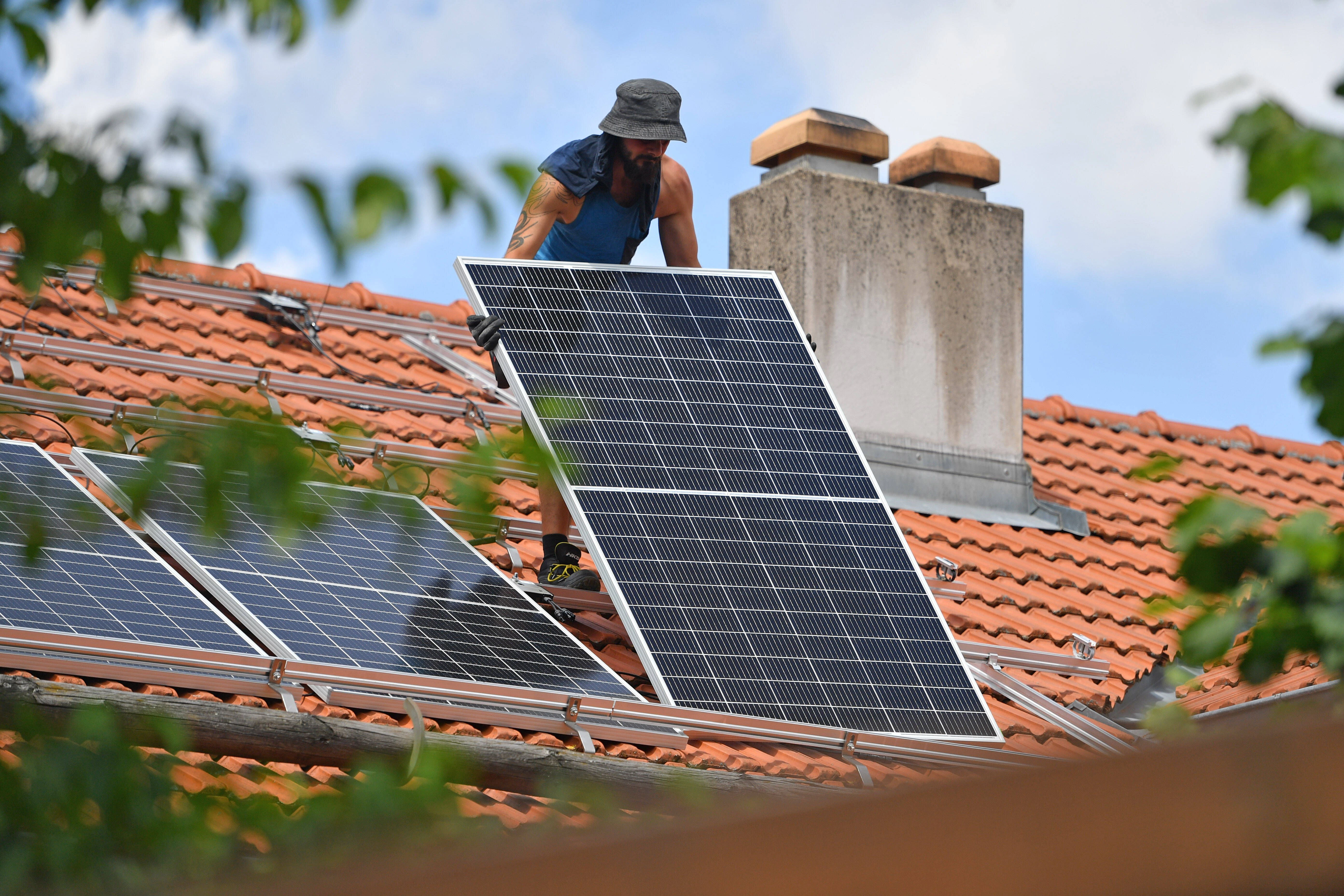 Volker Kruse setzt nun auf solarthermische Warmwassererzeugung.