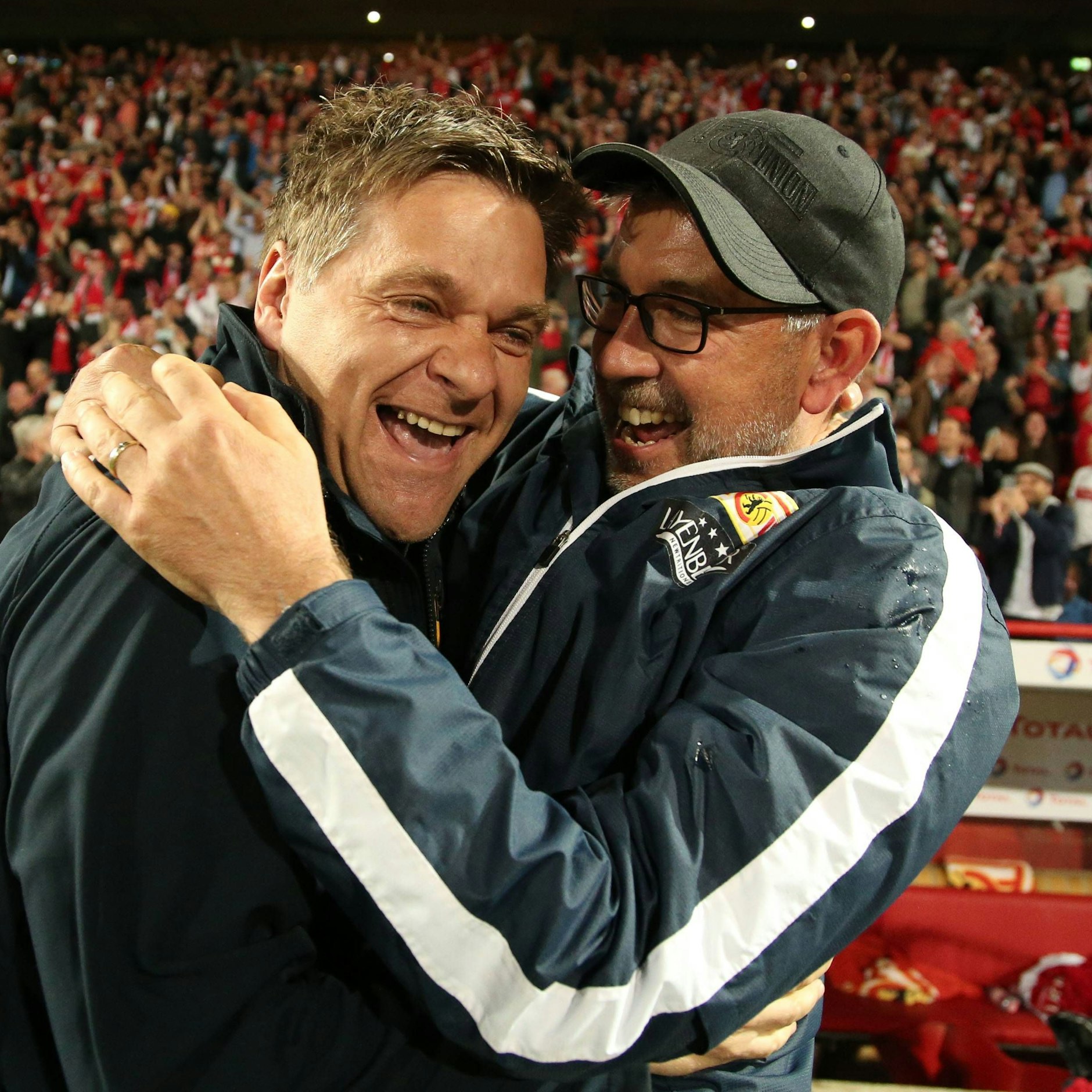 Oliver Ruhnert und Trainer Urs Fischer bilden seit fast fünf Jahren ein kongeniales Gespann beim 1. FC Union.