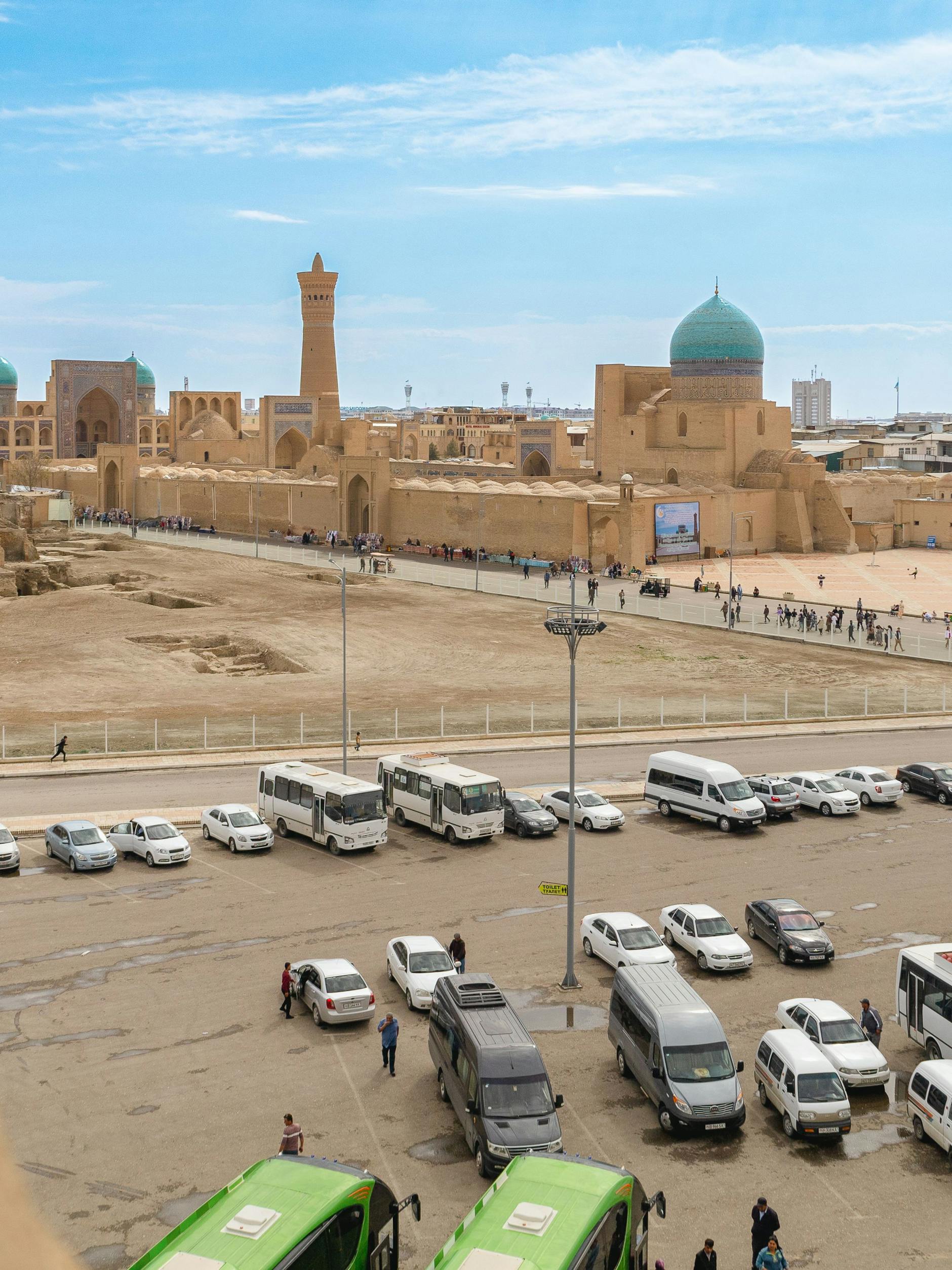 Blick vom Ark, die einstige Zitadelle in Buchara