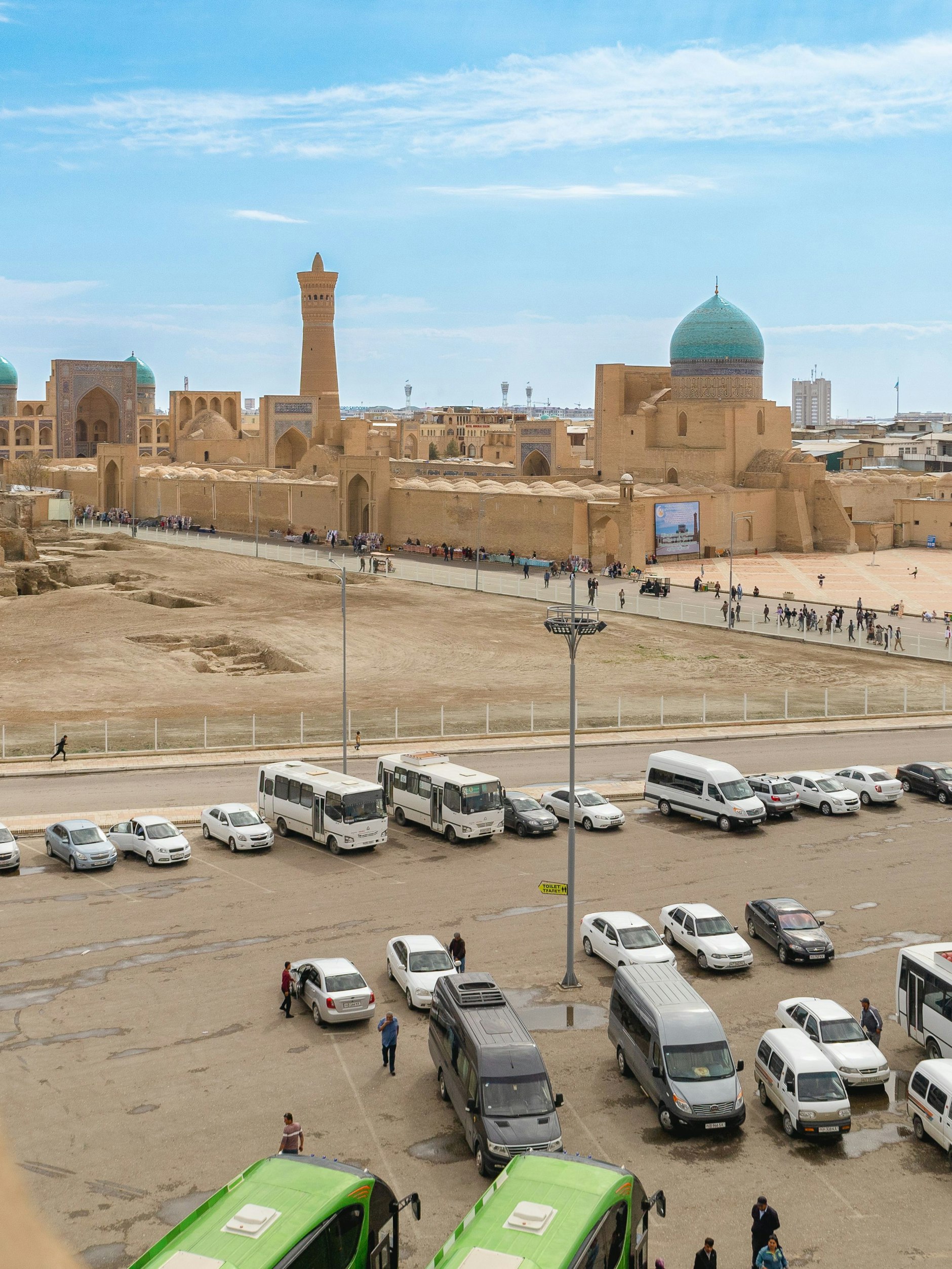 Blick vom Ark, die einstige Zitadelle in Buchara
