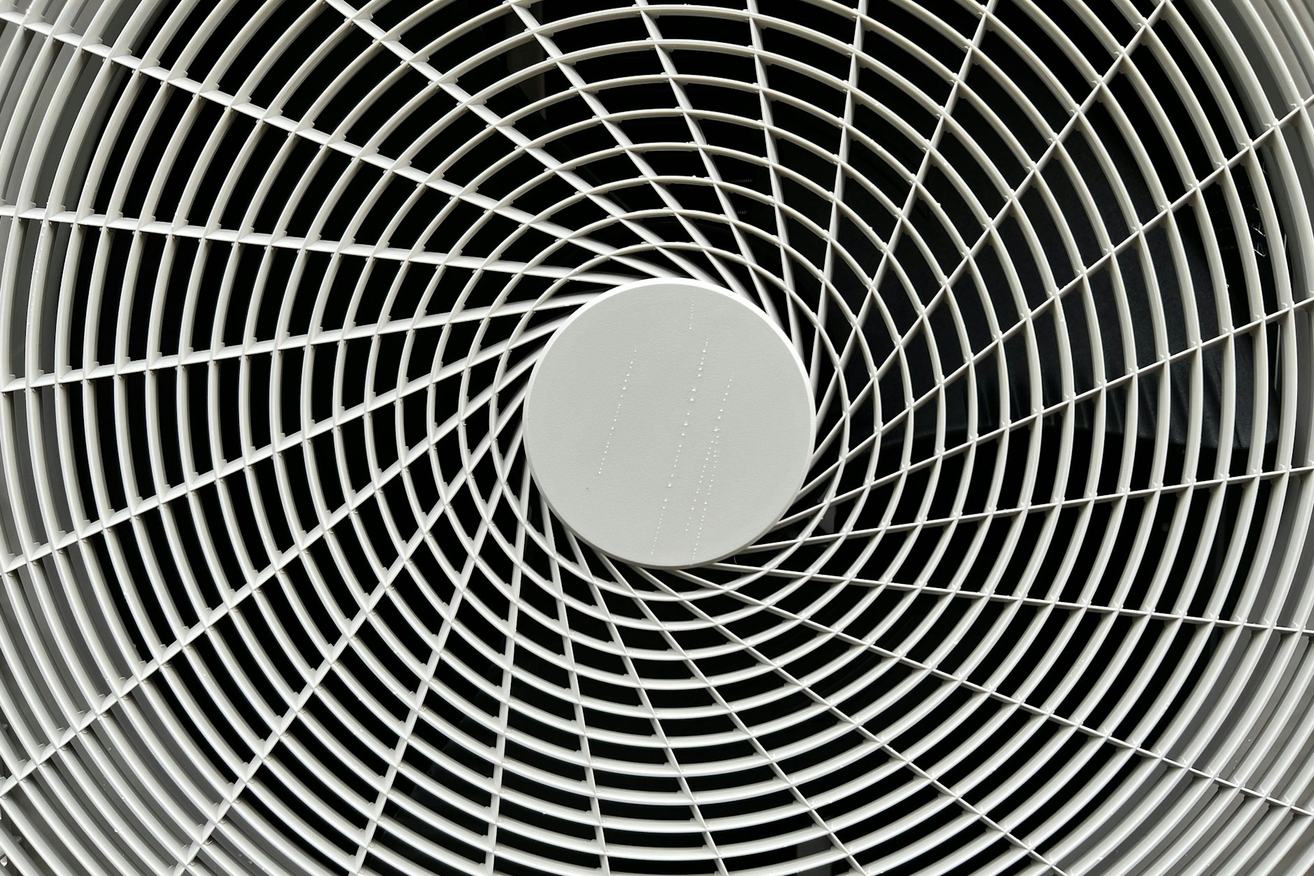 Der Ventilator einer Wärmepumpe