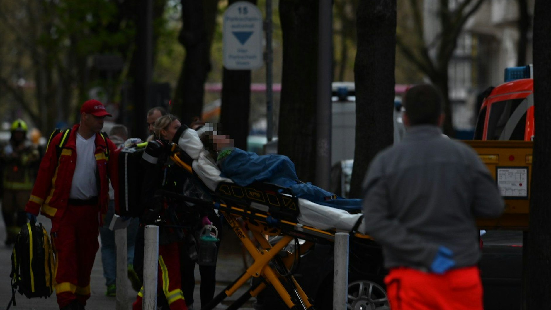 Die Frau wurde inzwischen versorgt.