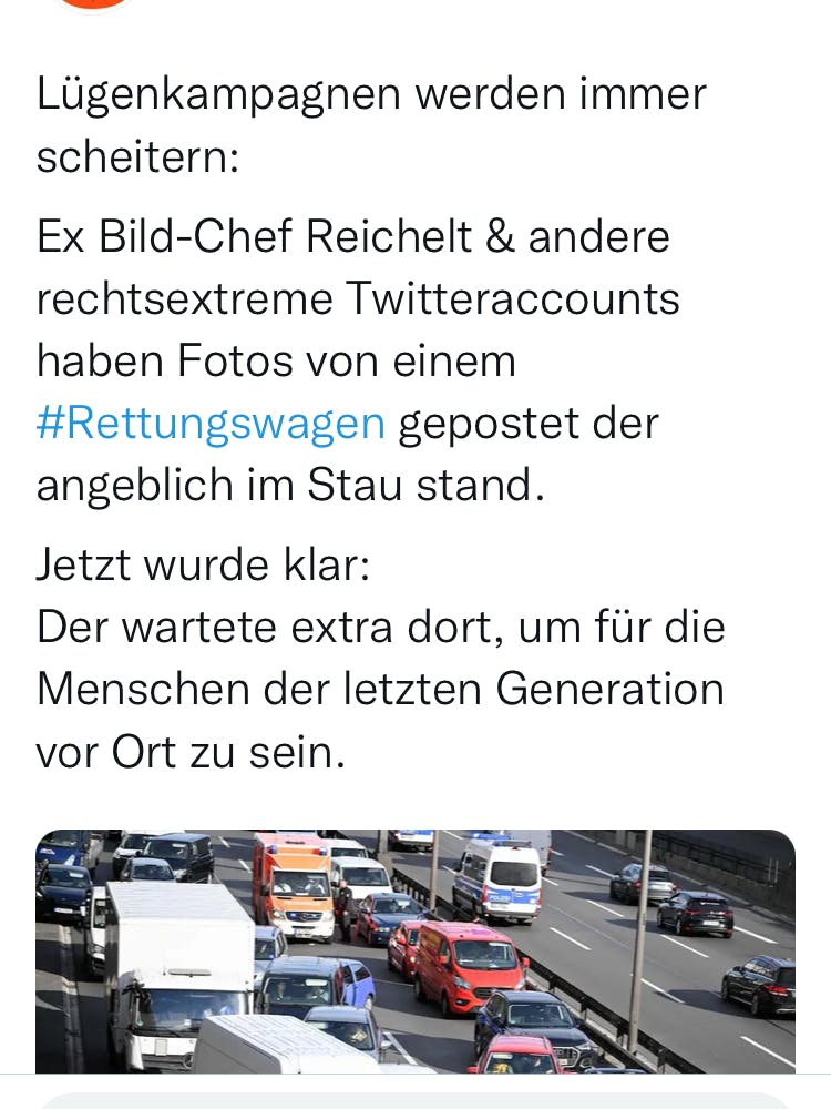 Die Letzte Generation bezichtigt andere der Lüge. Dabei lügt sie selbst.