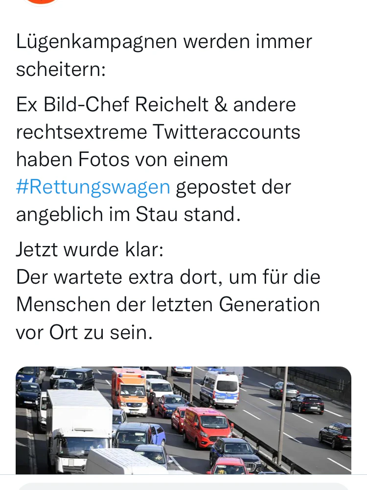 Die Letzte Generation bezichtigt andere der Lüge. Dabei lügt sie selbst.