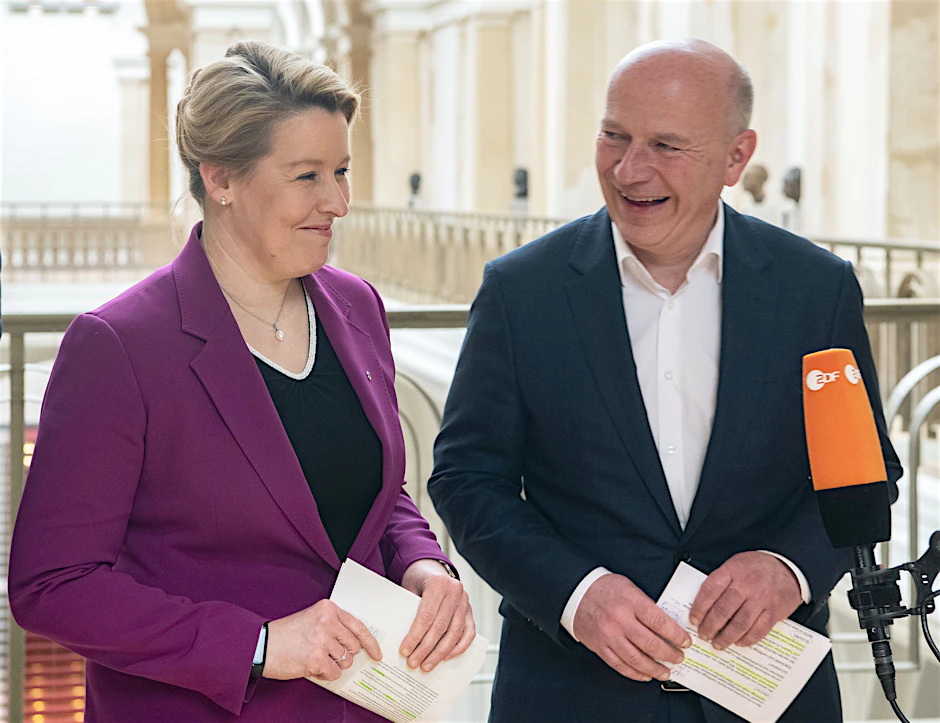 Für Franziska Giffey ein natürliches Bündnis: SPD und CDU.