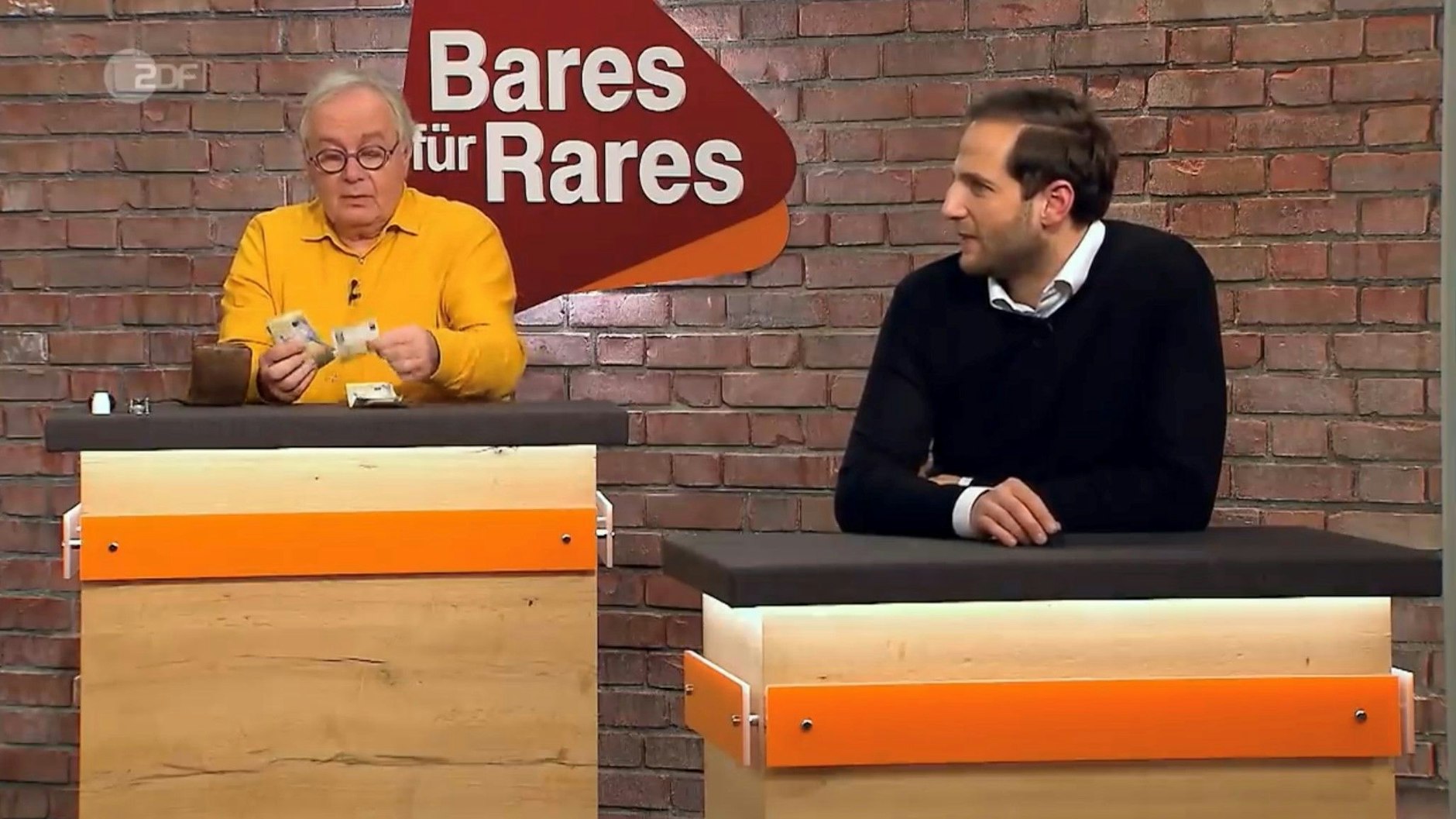 Für 1700 Euro kauft „Bares für Rares“-Händler Thorsden Schlößner das Gemälde von Eduard Bäumer.