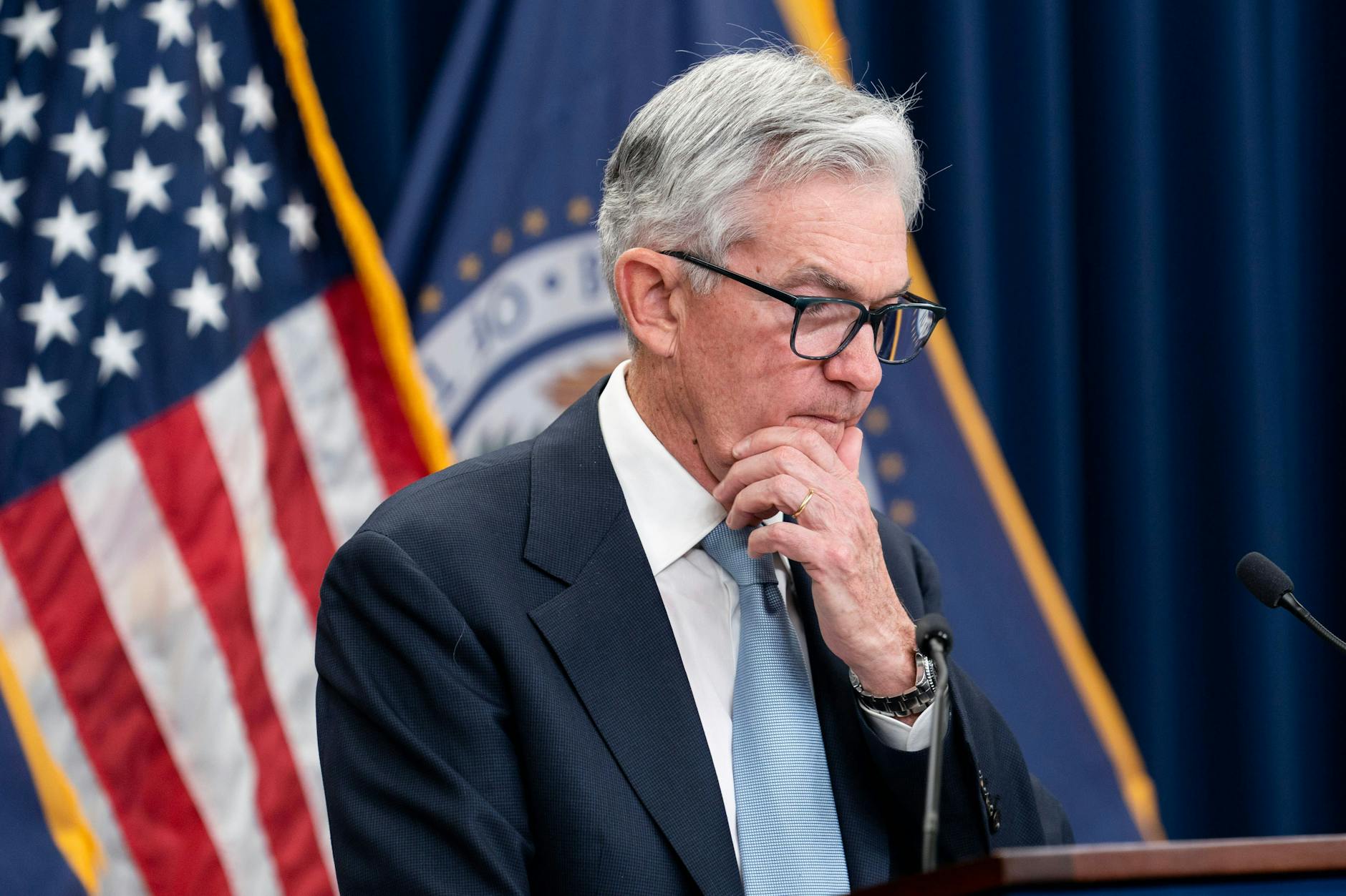 Schwere Zeiten für Fed-Chef Jerome Powell. 