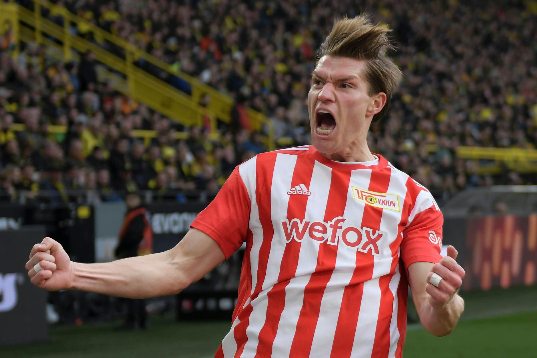 Kevin Behrens ist mit dem 1. FC Union Berlin vor allem in der zweiten Halbzeit immer brandgefährlich.