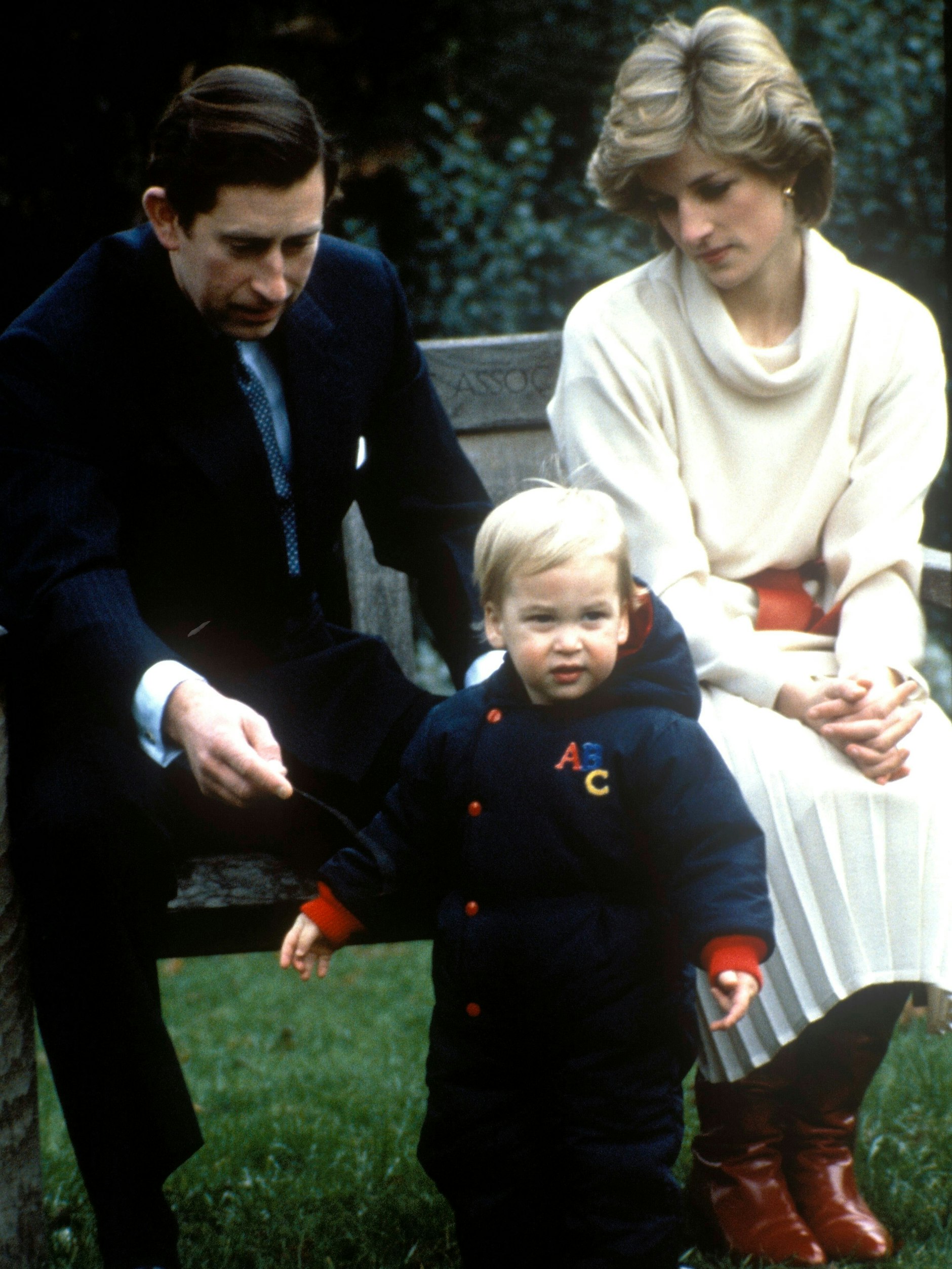 Charles, Diana und der kleine William im Garten des Kensington Palace&nbsp;