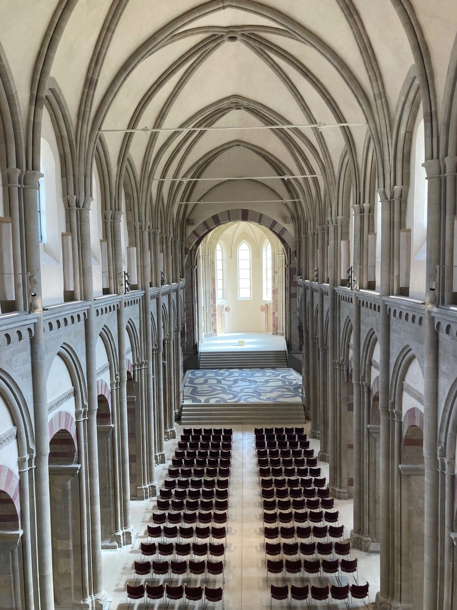 Die Klosterkirche ist komplett restauriert.