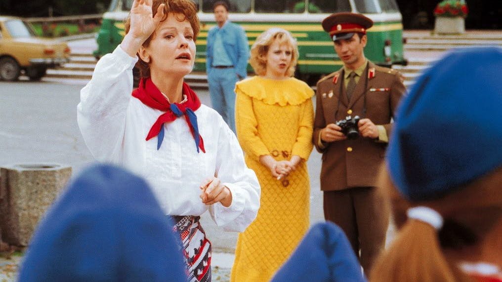 2003 im Film „Good Bye, Lenin!“: Katrin Sass als DDR-Lehrerin Christiane Kerner.