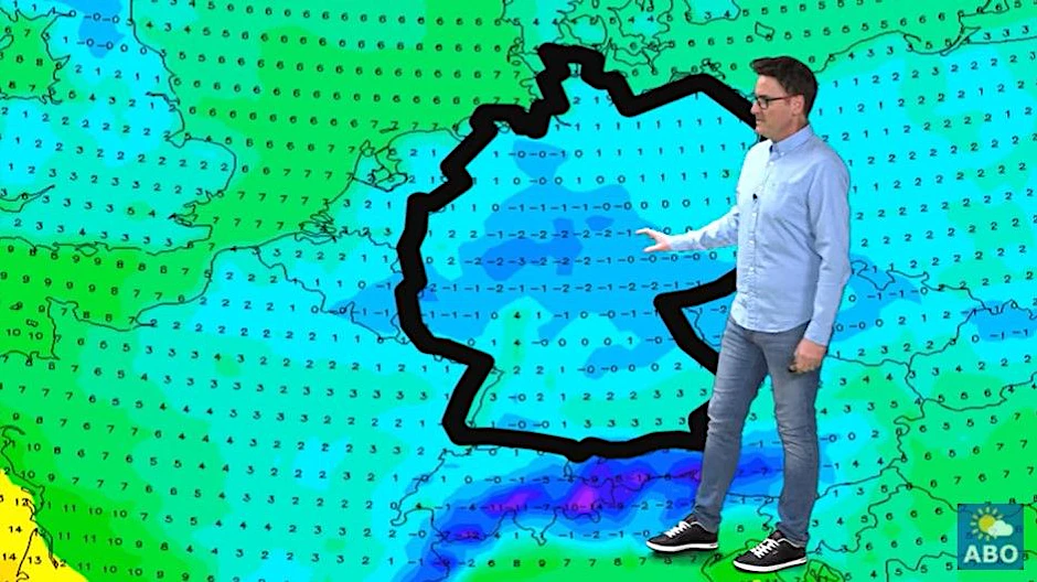 Es wird richtig kalt, Wetter-Experte Dominik Jung zeigt die aktuelle Wetter-Karte.