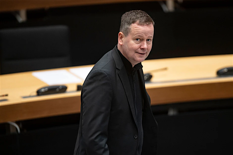 Berlins Kultursenator Klaus Lederer bei einer Plenarsitzung des Abgeordnetenhauses