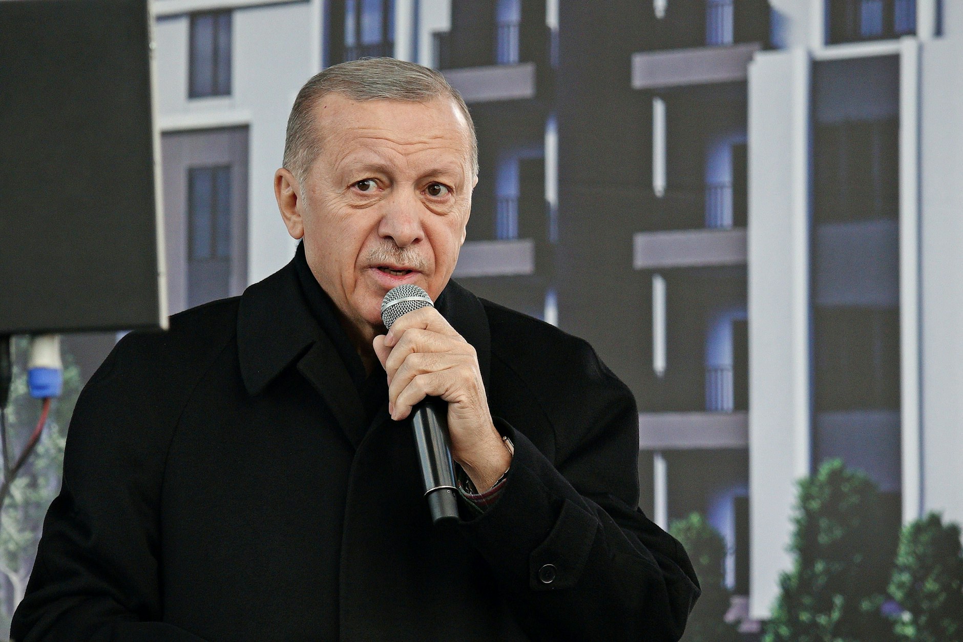 Recep Tayyip Erdogan, Präsident der Türkei, im Wahlkampf.