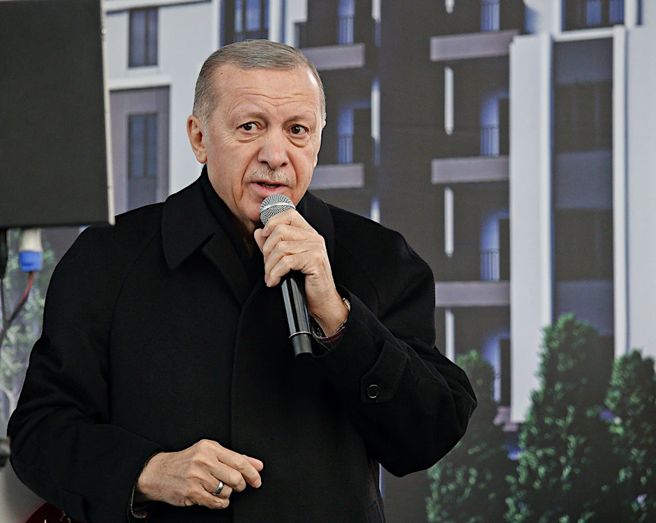 Recep Tayyip Erdogan, Präsident der Türkei, im Wahlkampf.