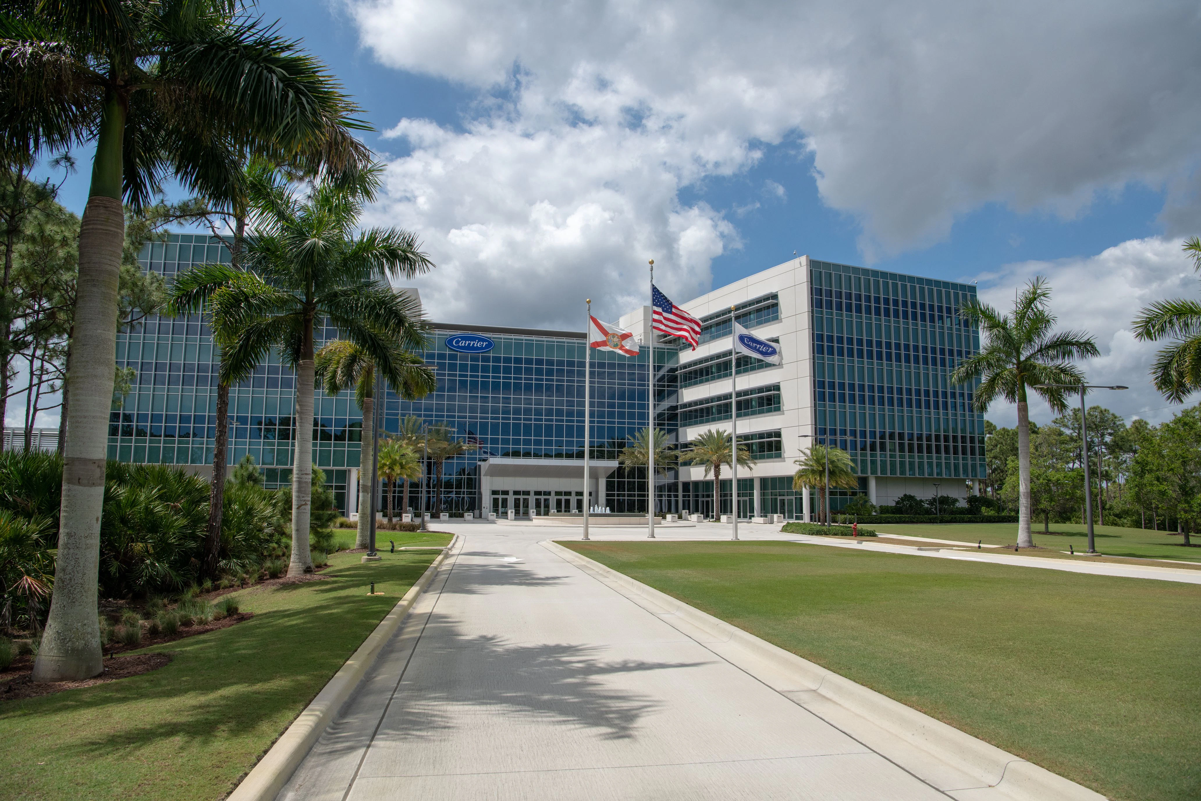 Die Carrier-Zentrale in Palm Beach