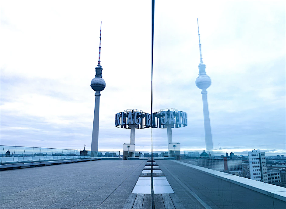 Das Dach des Hauses des Berliner Verlags