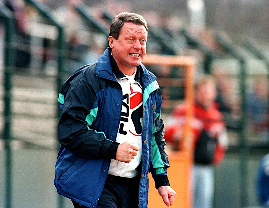 1. FC Union Berlin, Trainer Werner Pico Voigt im Jahr 1998.